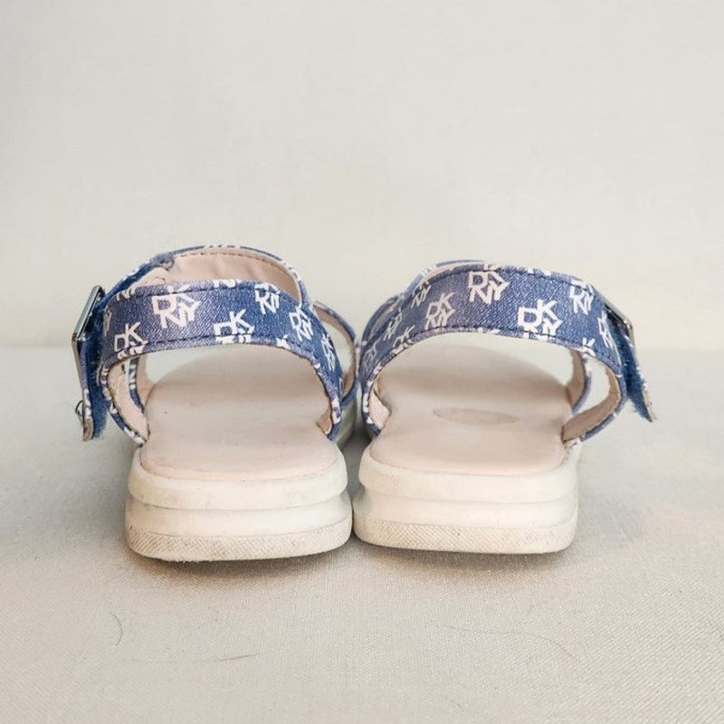 DKNY DKNY Little Girls Lottie Brea Logo Platform Sandals Size US 6 / IT 36 - 2 Thumbnail