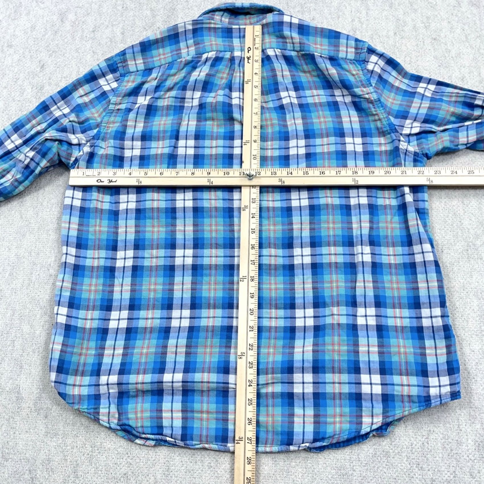 Vineyard Vines Vineyard Vines Button-Up Shirt Men L Blue Slim Fit Tucker Flannel Plaid Button-Down Casual Size US L / EU 52-54 / 3 - 7 Thumbnail