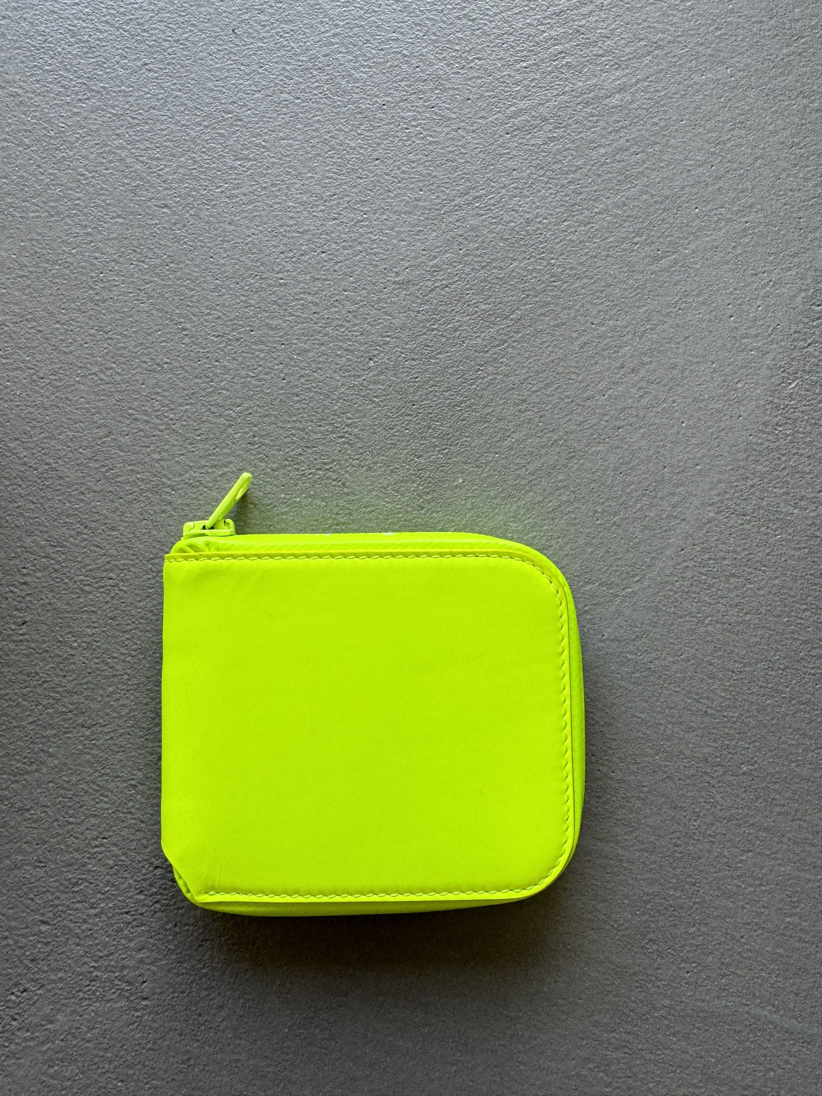 Acne Studios Acne Studios Neon Yellow Zip Wallet Size ONE SIZE - 4 Thumbnail