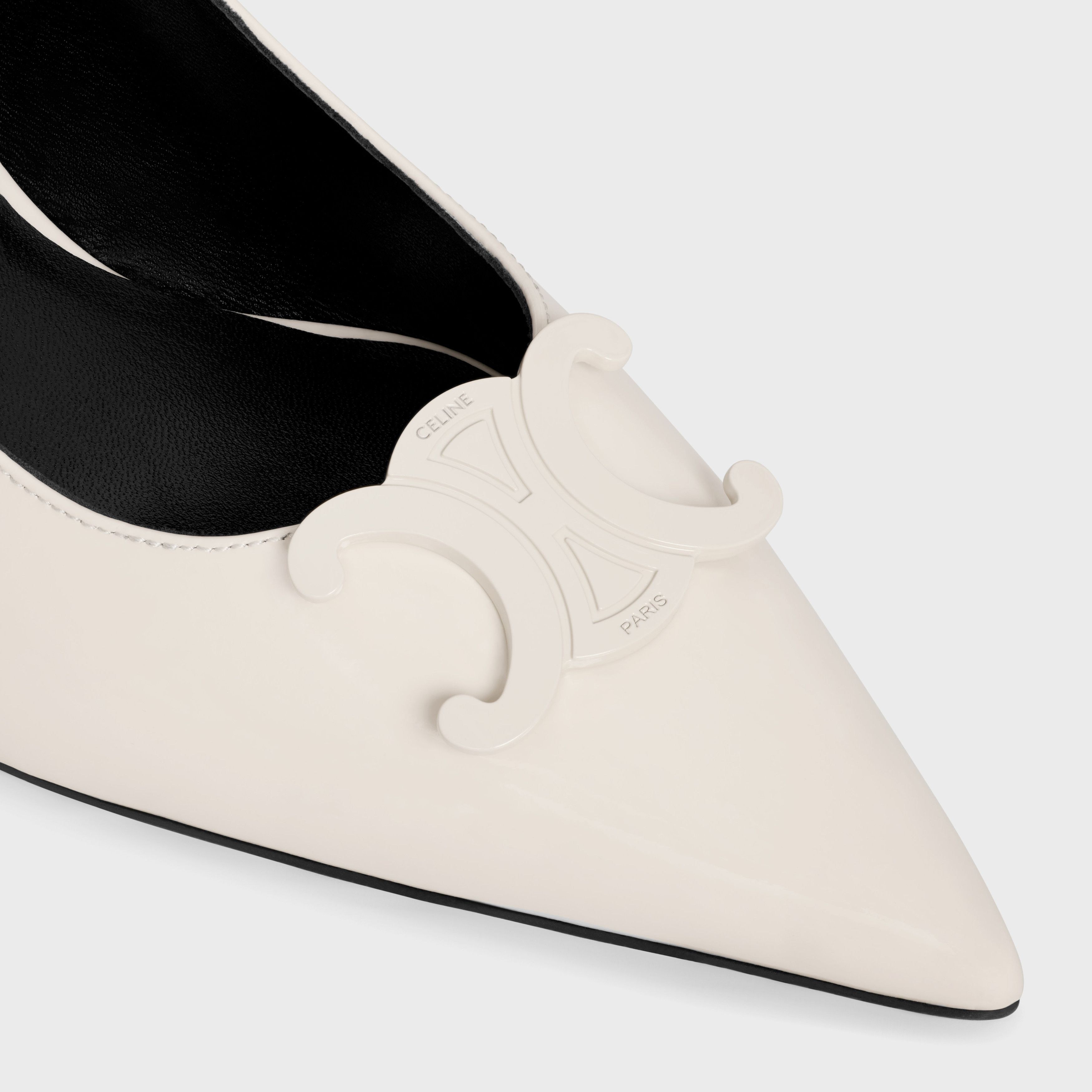 Celine o1bcso1str0925 358025005C Alma Triomphe Slingback Pumps Size US 6 / IT 36 - 4 Thumbnail