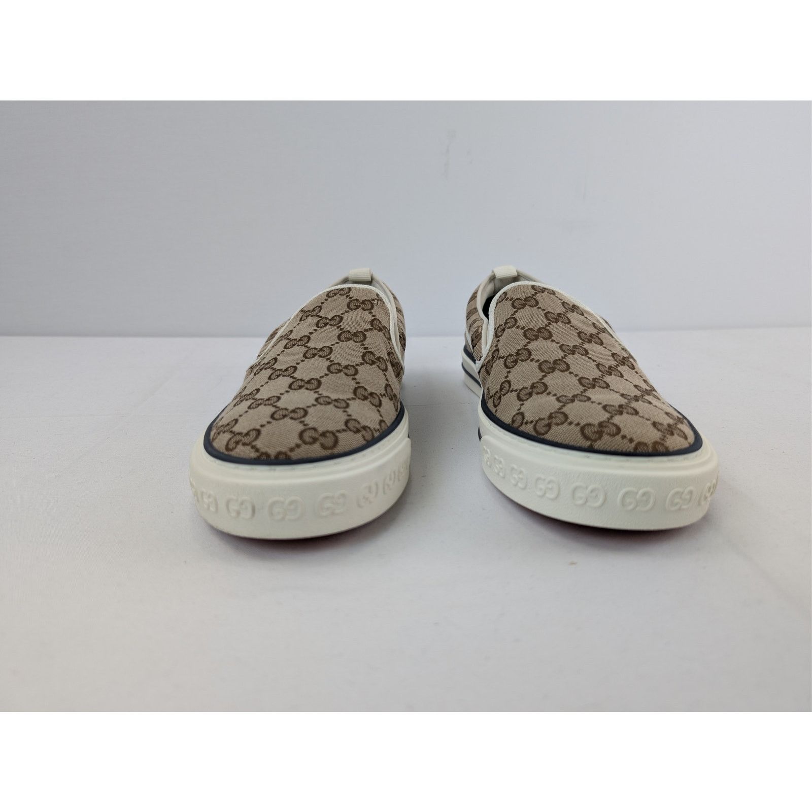 Gucci o1rshd1 Q:2 / Tennis 1977 Slip-On Sneakers in Beige Size US 12 / EU 45 - 9 Thumbnail