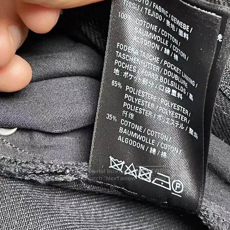 Balenciaga Balenciaga size S Trademark Printed Denim Pants Size US 27 - 4 Thumbnail