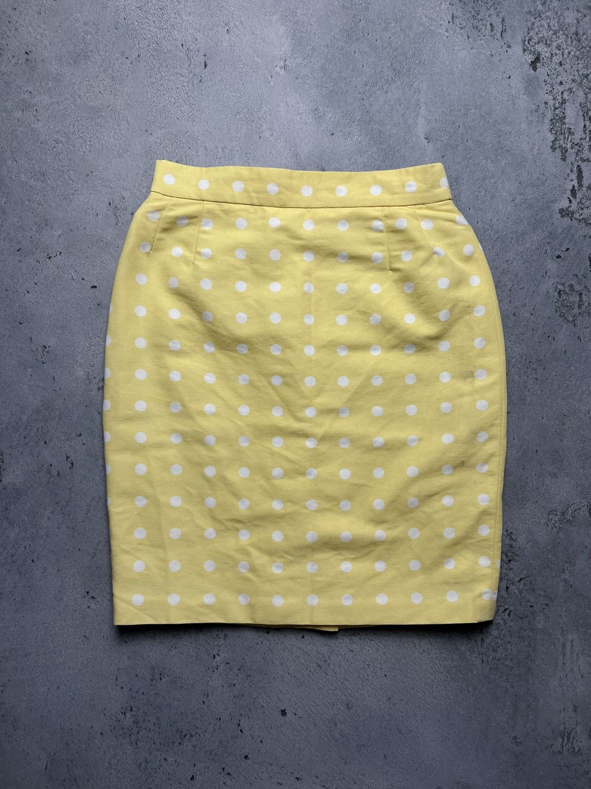 Escada Vintage Polka dot Pencil skirt Escada 90s 80s Rare Size 26" / US 2 / IT 38 - 1 Thumbnail