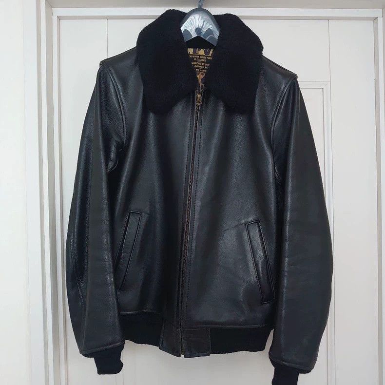 Wacko Maria WACKO MARIA Shearling Collar Leather Jacket - dmc Size US M / EU 48-50 / 2 - 1 Thumbnail