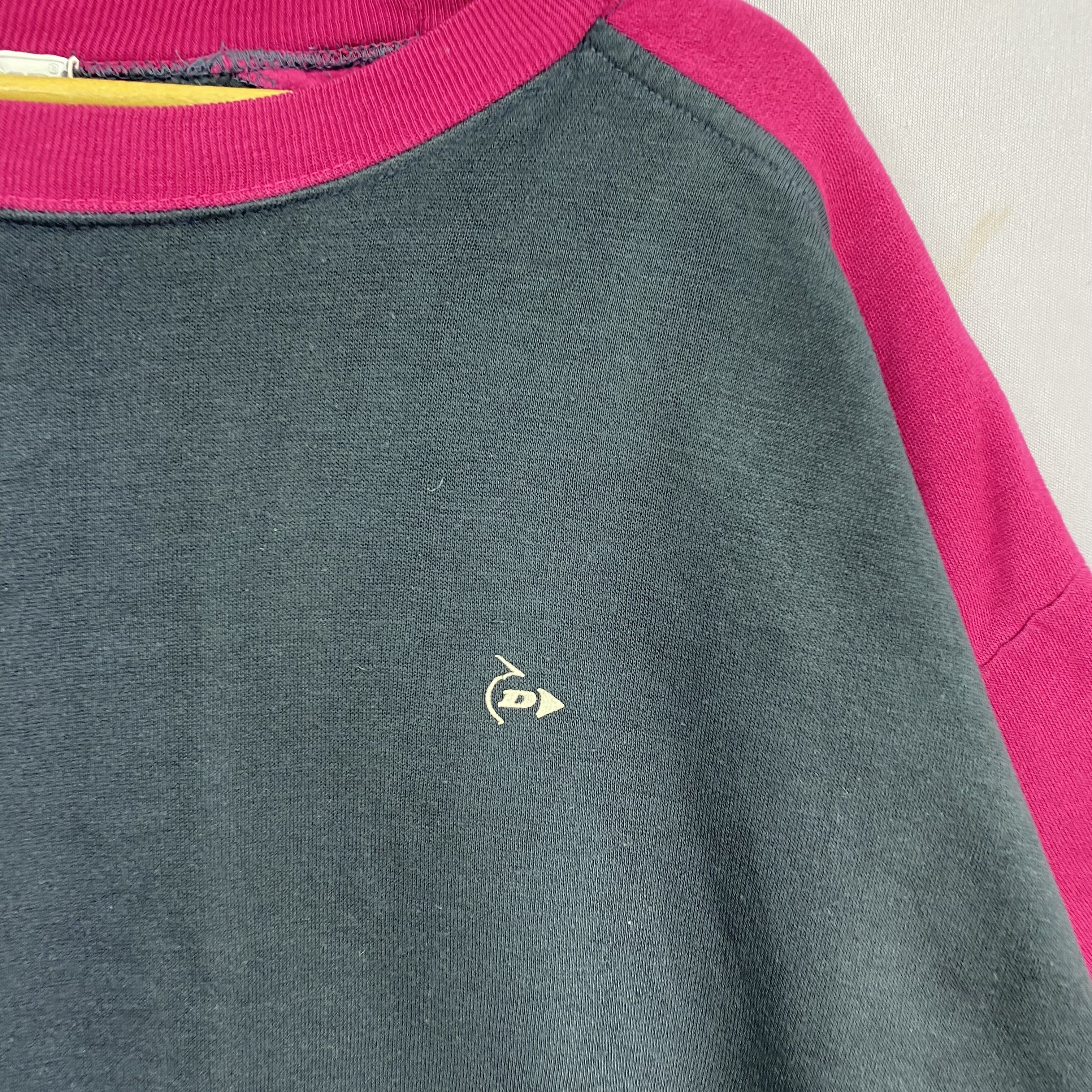 Dunlop Vintage 90s Dunlop Sweater Sweatshirt Jumper Size US L / EU 52-54 / 3 - 2 Thumbnail