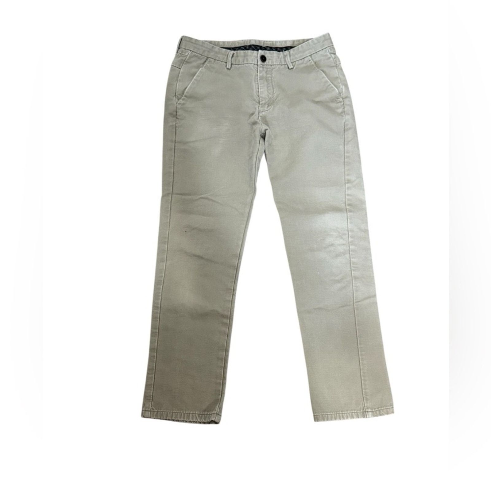 Burberry Mens Designer Burberry khaki pants Size US 34 / EU 50 - 1 Thumbnail