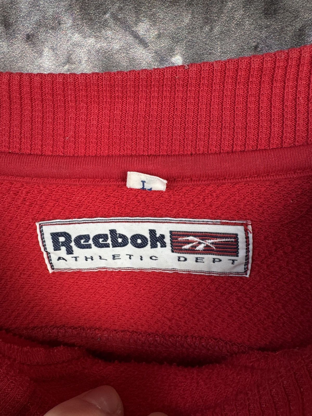 Reebok Men’s Reebok Athletic Dept Sweatshirt Vintage Size Large Size US L / EU 52-54 / 3 - 6 Thumbnail