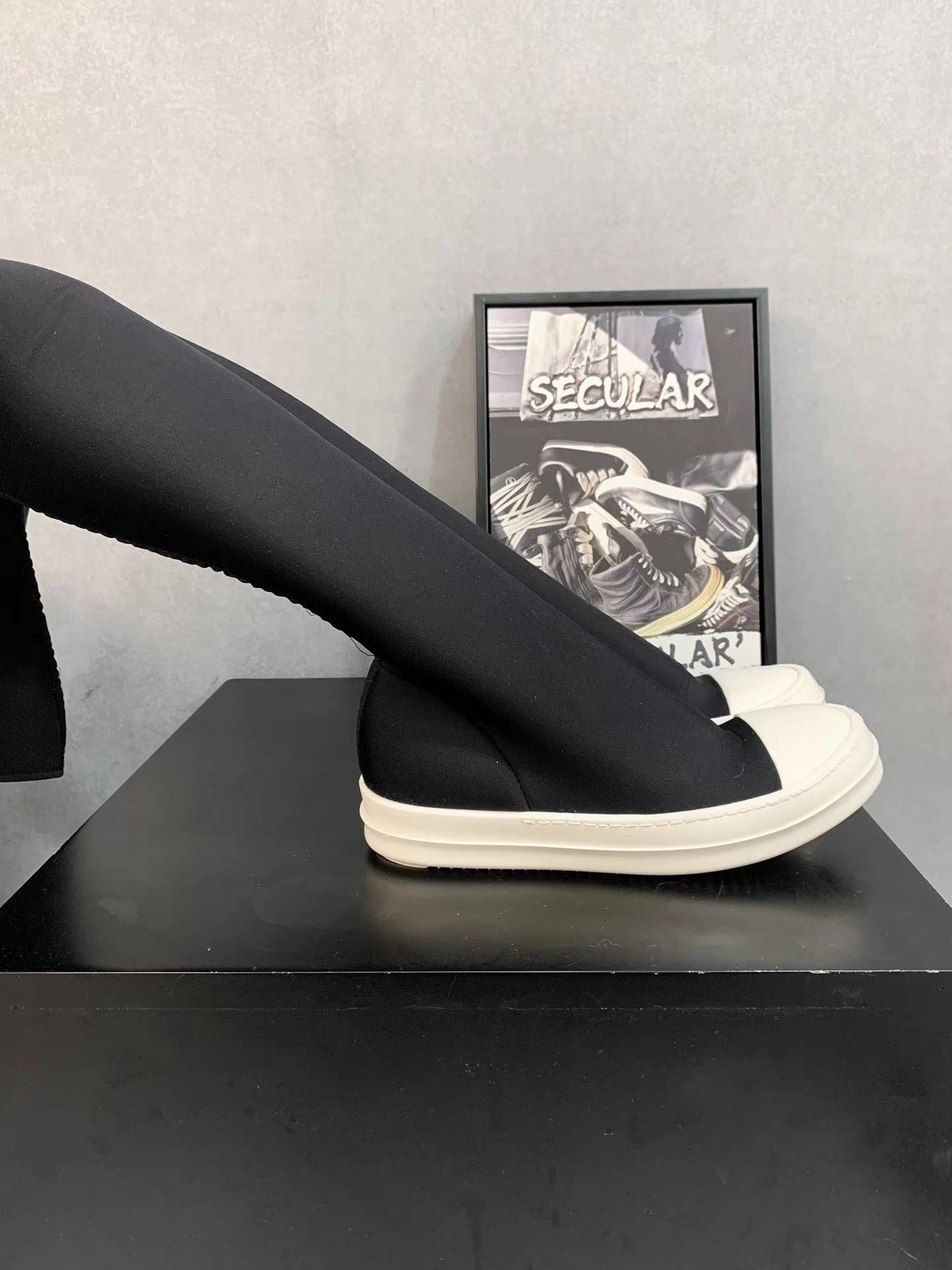 Rick Owens Rick Owens DRKSHDW Over-the-Knee Goddess Boots K34 Size US 6 / IT 36 - 3 Thumbnail