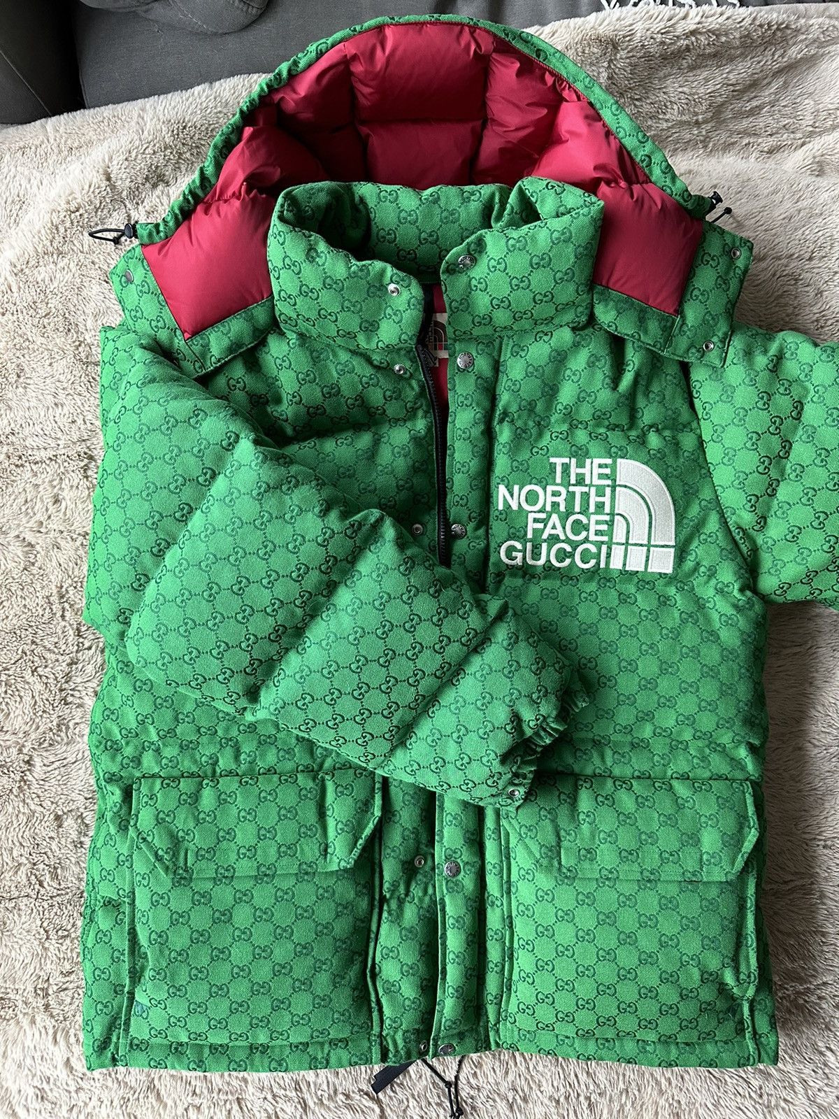 Gucci X North Face Jacket Green | Grailed