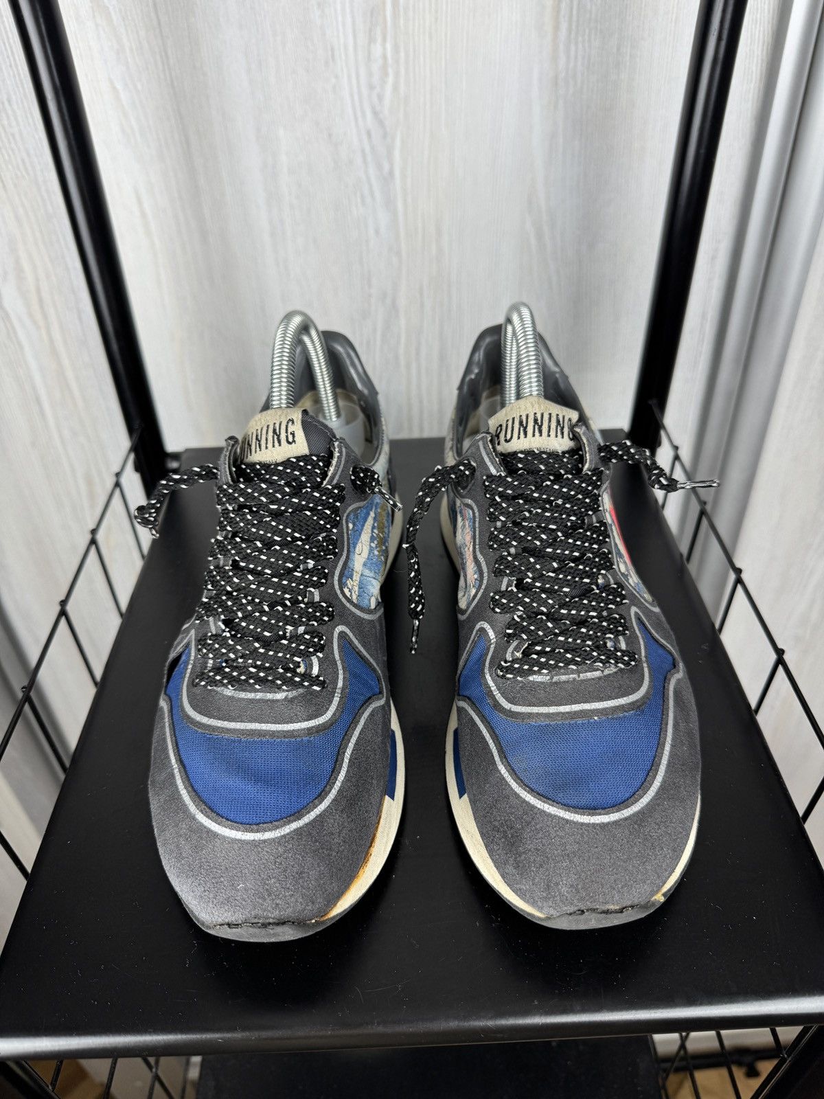 Golden Goose Golden Goose RUNNING Womens Low Cut Sneakers Pop Art Pattern Size US 10 / IT 40 - 6 Thumbnail