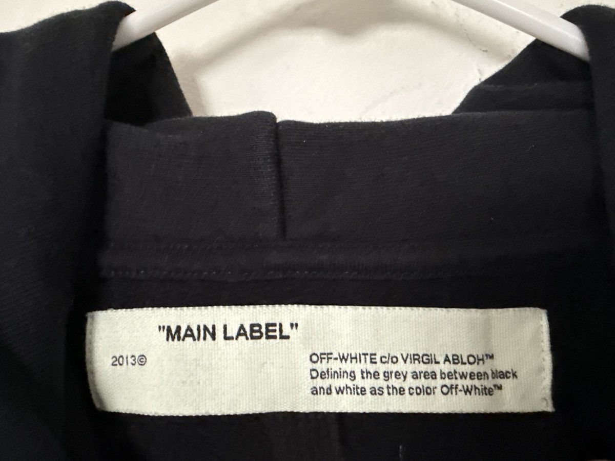Off-White Off-White Black Incomplete Spray Hoodie Size US S / EU 44-46 / 1 - 3 Thumbnail