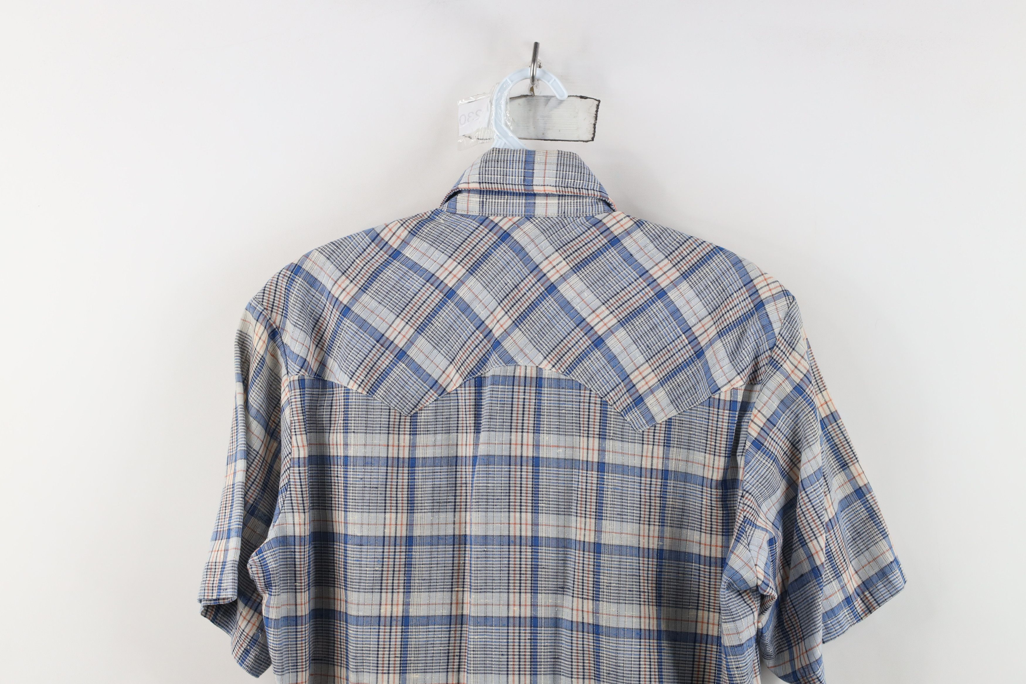 Levi's Vintage 80s Levis Western Short Sleeve Snap Button Shirt USA Size US M / EU 48-50 / 2 - 13 Thumbnail
