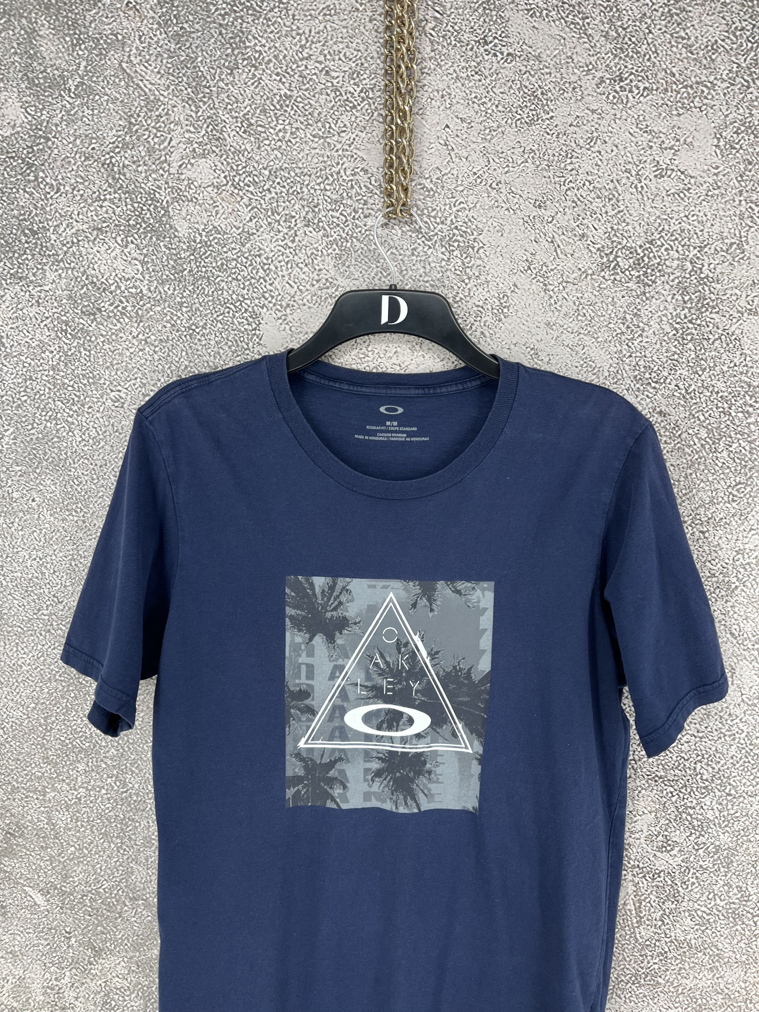 Oakley Oakley Pyramid Palm Tree Shirt Size M Surf Skate Blue Size US M / EU 48-50 / 2 - 6 Thumbnail
