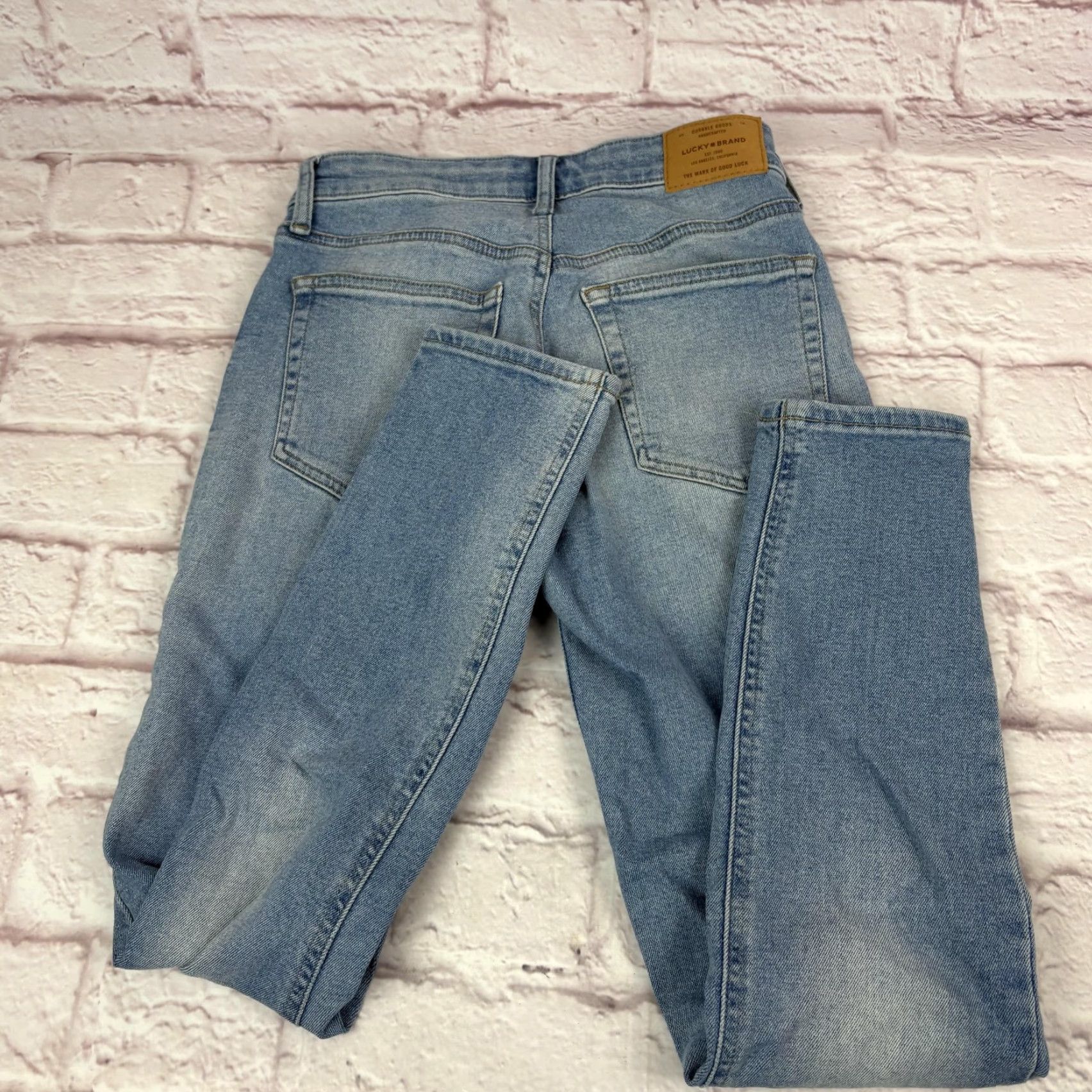 Lucky Brand Lucky Brand Bridgette Skinny Jeans Womens 00/24 Light Wash High Rise Ankle Denim Size 24" / US 00 / IT 34 - 3 Thumbnail