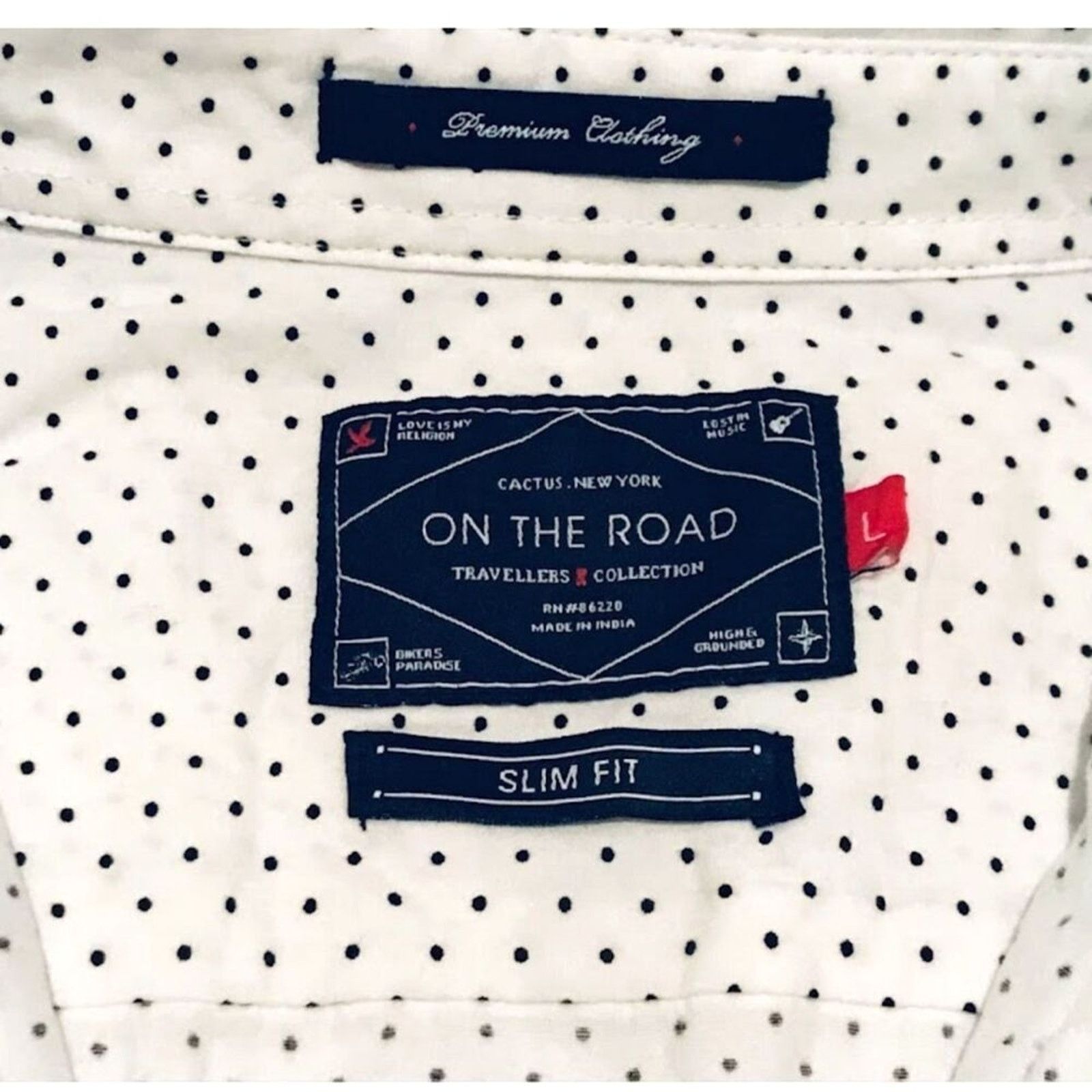Travis Scott Cactus New York On The Road Men`s Shirt Slim Fit L Long Size US L / EU 52-54 / 3 - 2 Thumbnail
