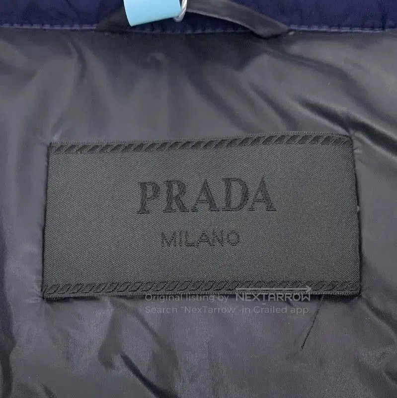 Prada Prada Men's Down Jacket in Dark Blue. Size US L / EU 52-54 / 3 - 6 Thumbnail