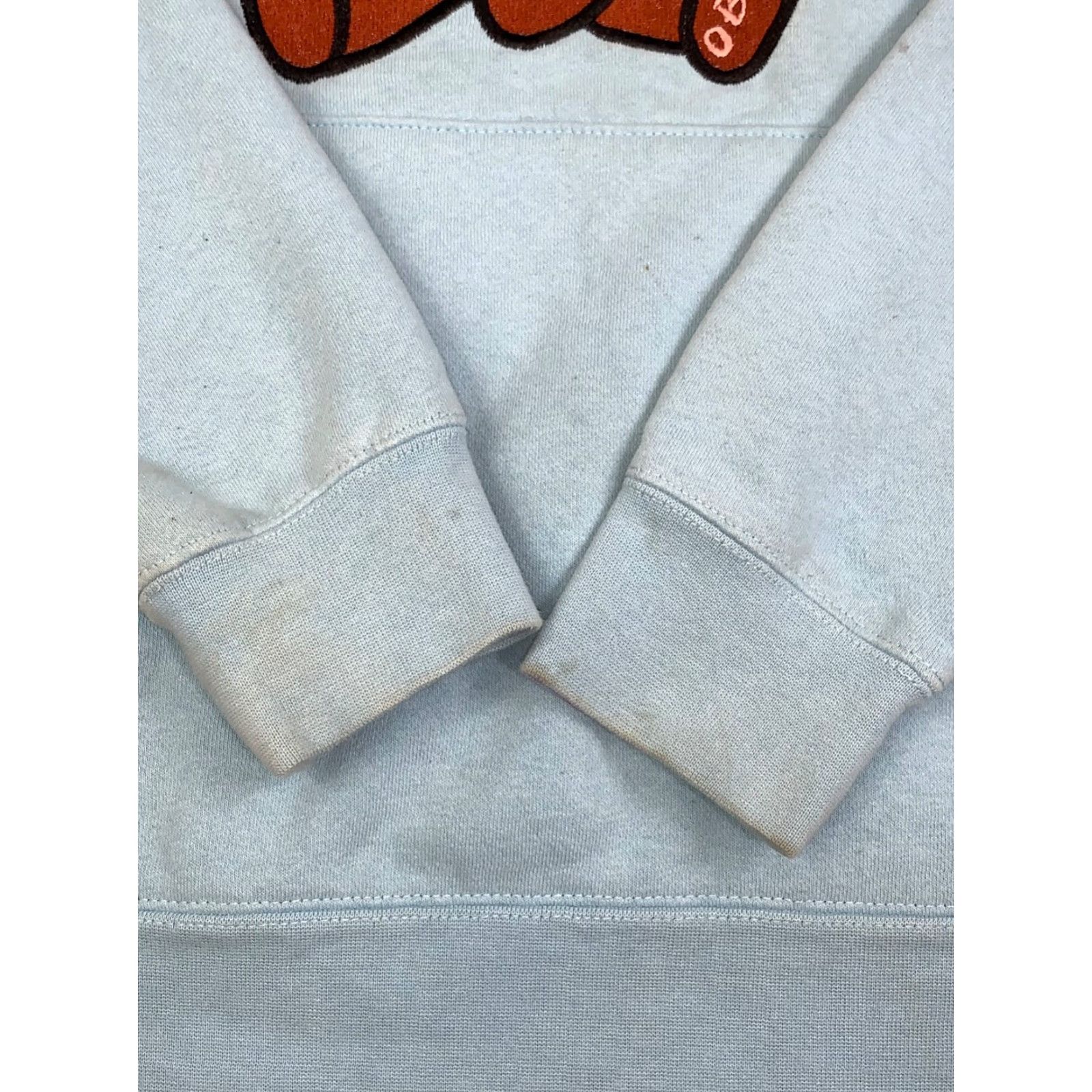 Obey OBEY Mellow Bear Hoodie Blue Womens S Pullover Embroidered 10951 Size S / US 4 / IT 40 - 6 Thumbnail