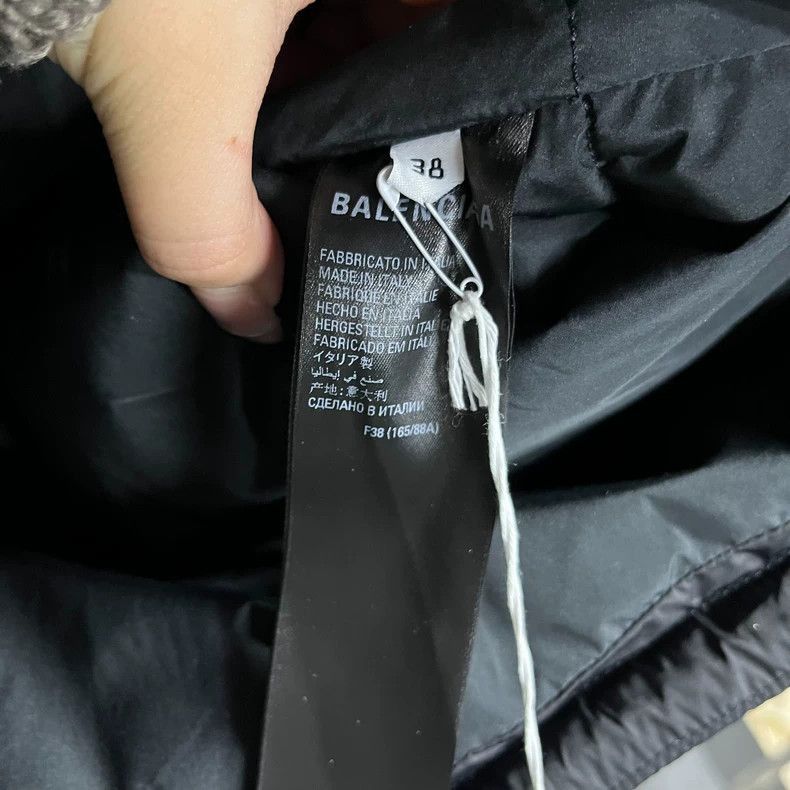 Balenciaga Black Logo Printed Long Sleeve Jacket-2506 Size US M / EU 48-50 / 2 - 4 Thumbnail