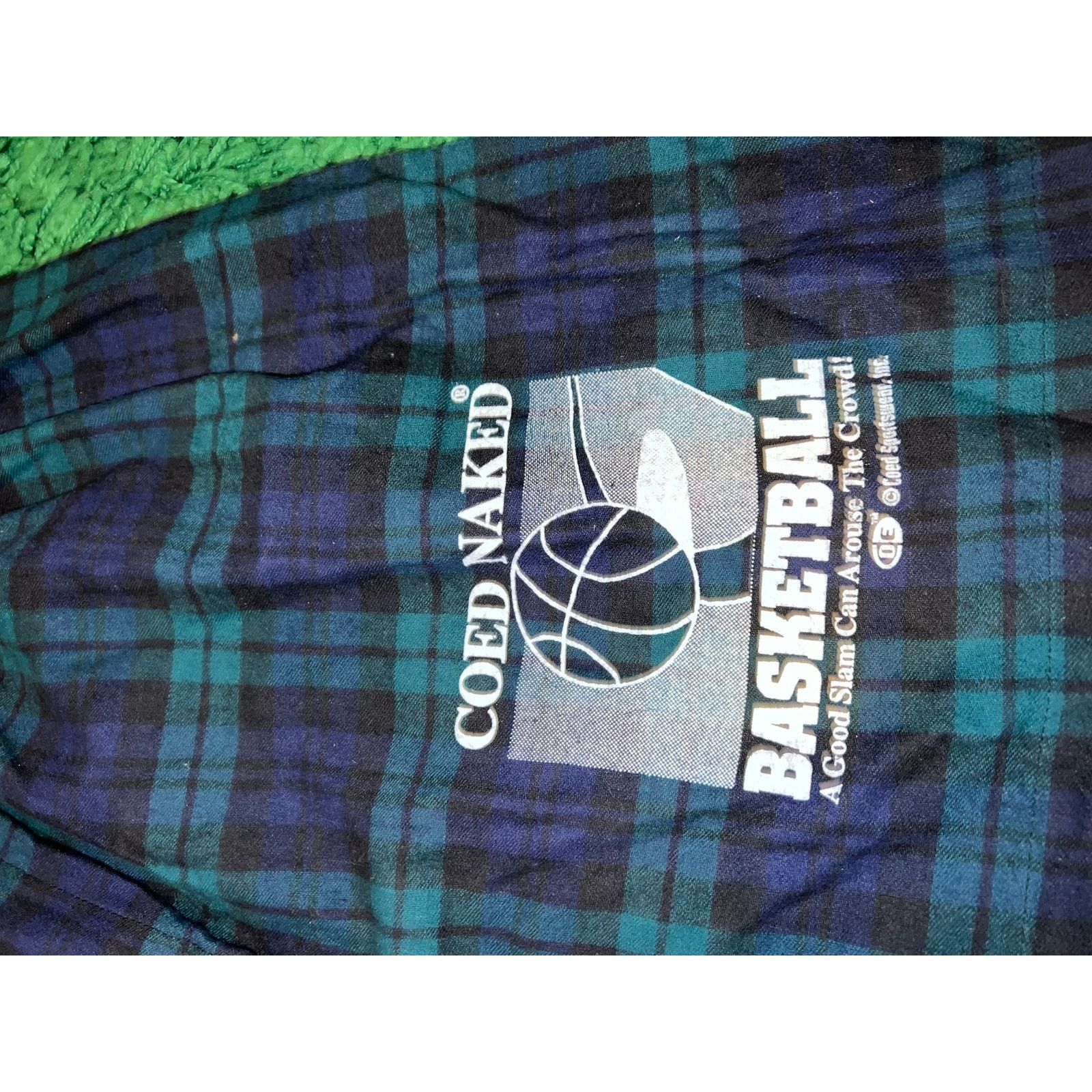 Vintage Vintage Coed Sportswear Naked Basketball Green Boxers VTG L Size 26" / US 2 / IT 38 - 3 Thumbnail