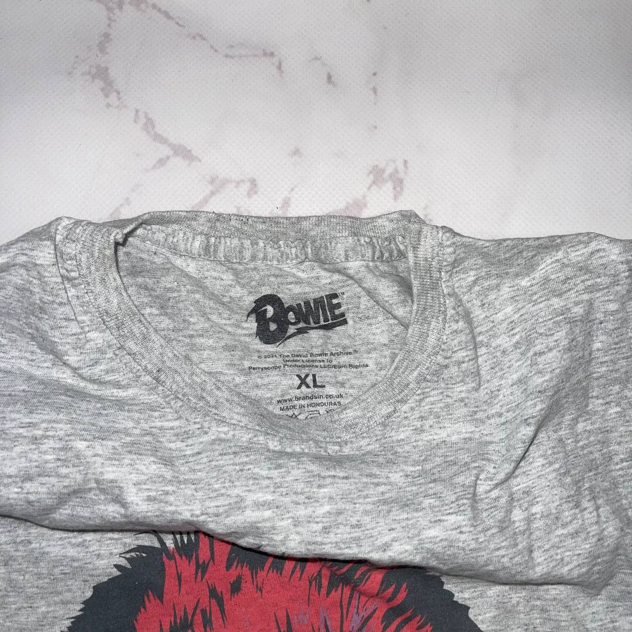 Vintage David Bowie T-shirt rock and roll glam lightning size xl Size US XL / EU 56 / 4 - 8 Thumbnail