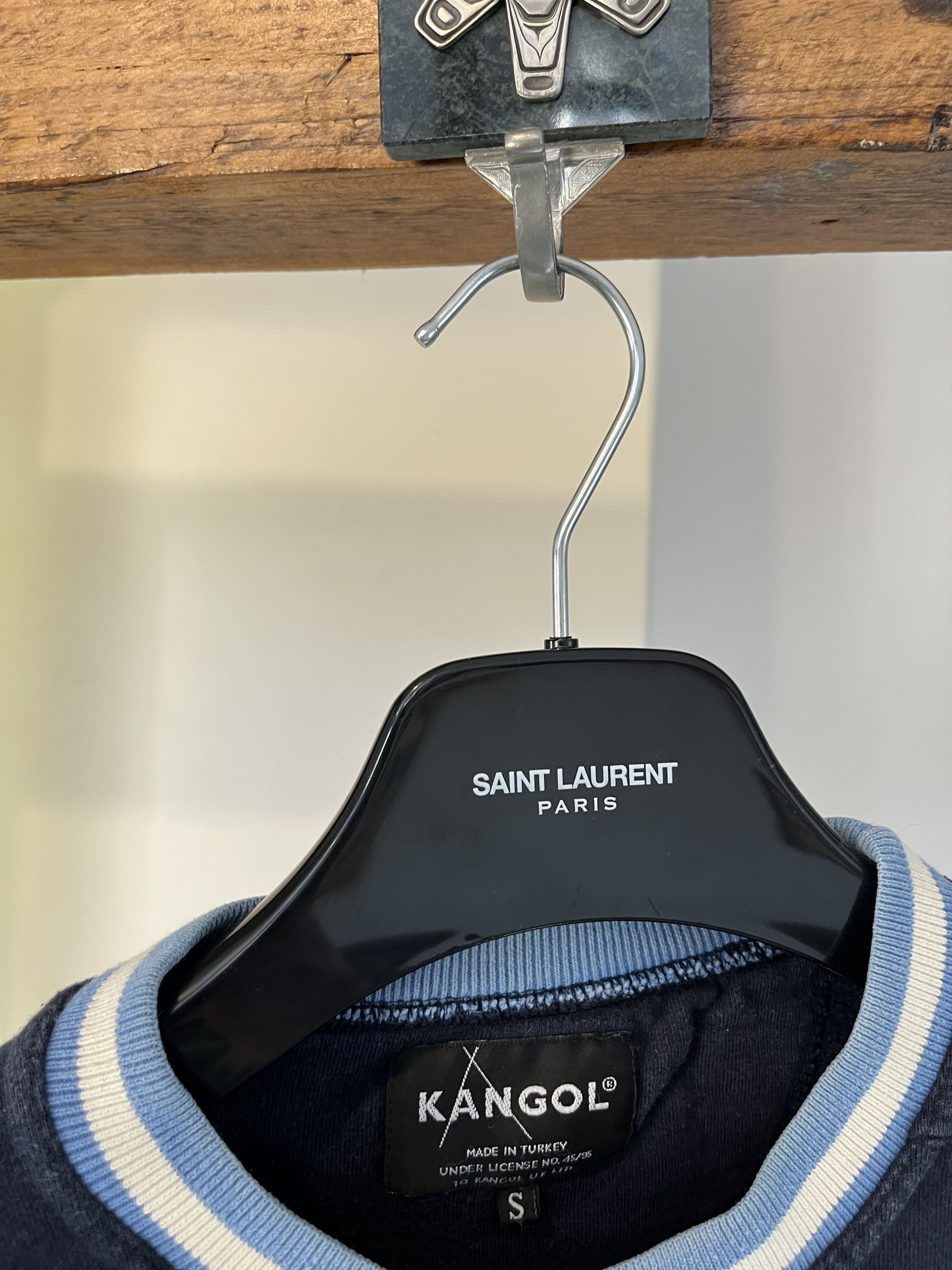 Kangol × Vintage 90s Kangol Iconic Big Logo Sweatshirt Size US S / EU 44-46 / 1 - 5 Thumbnail