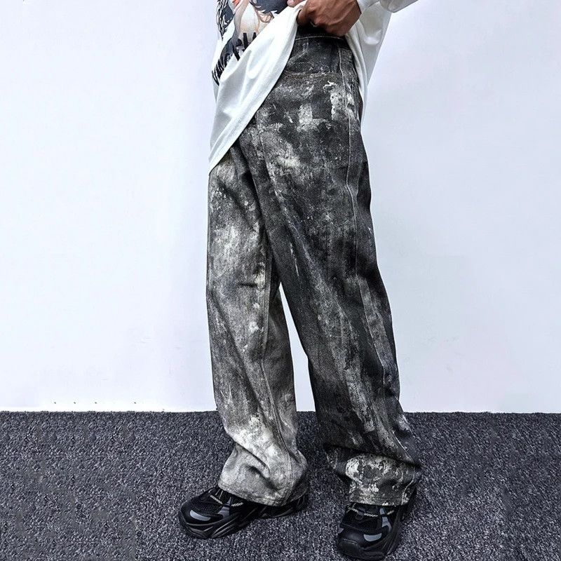 Japanese Brand × Jean High street splash ink male jeans Size US 31 - 3 Thumbnail