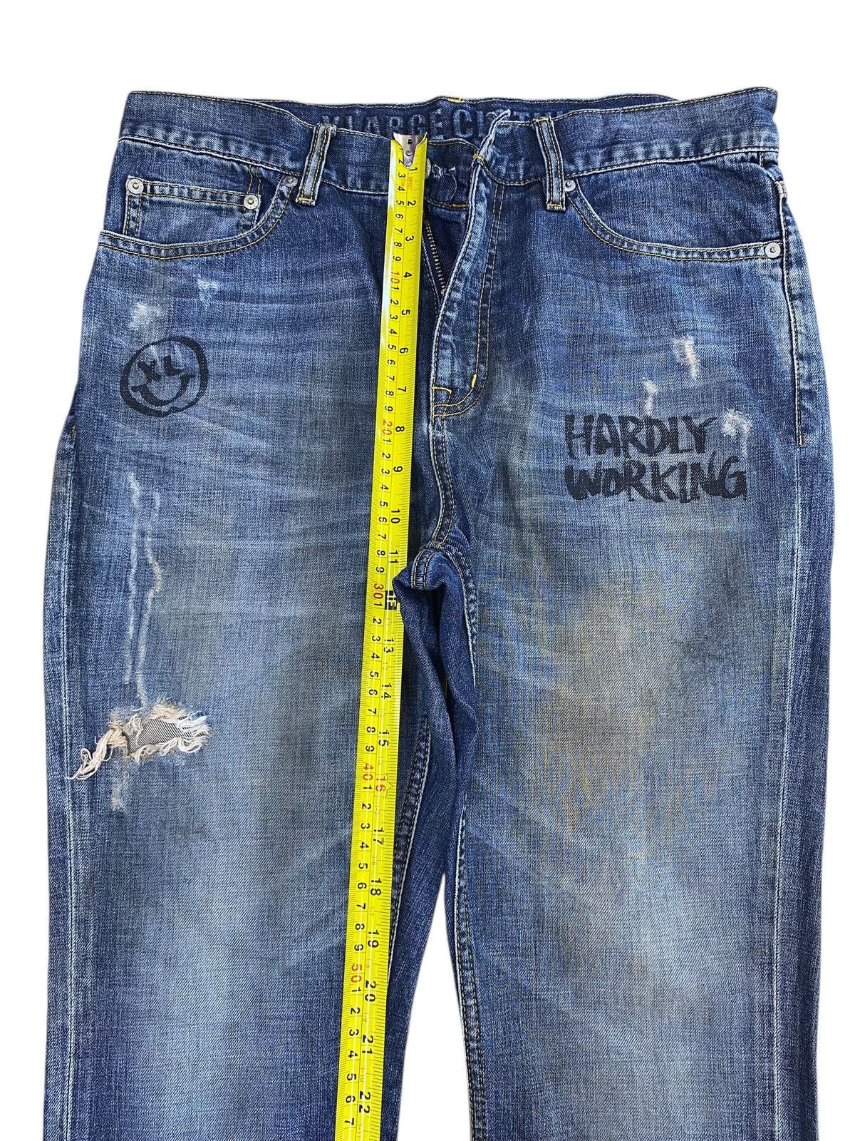 Xlarge X-Large Brand Whiskers Faded Wash Style Straight Cut Jeans Size US 34 / EU 50 - 6 Thumbnail