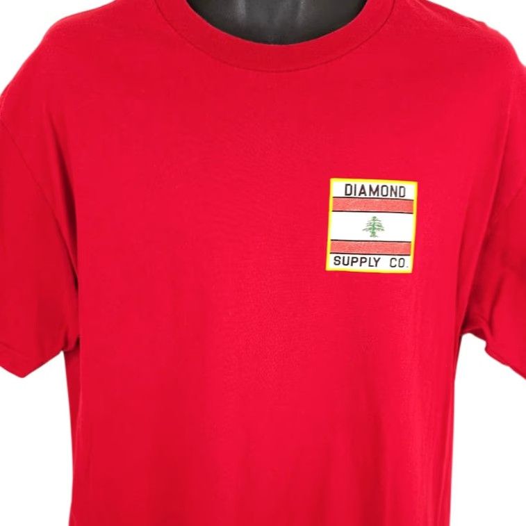 Diamond Supply Co. Diamond Supply Co T Shirt Mens Size Large Red Streetwear Made In USA Size US L / EU 52-54 / 3 - 2 Thumbnail
