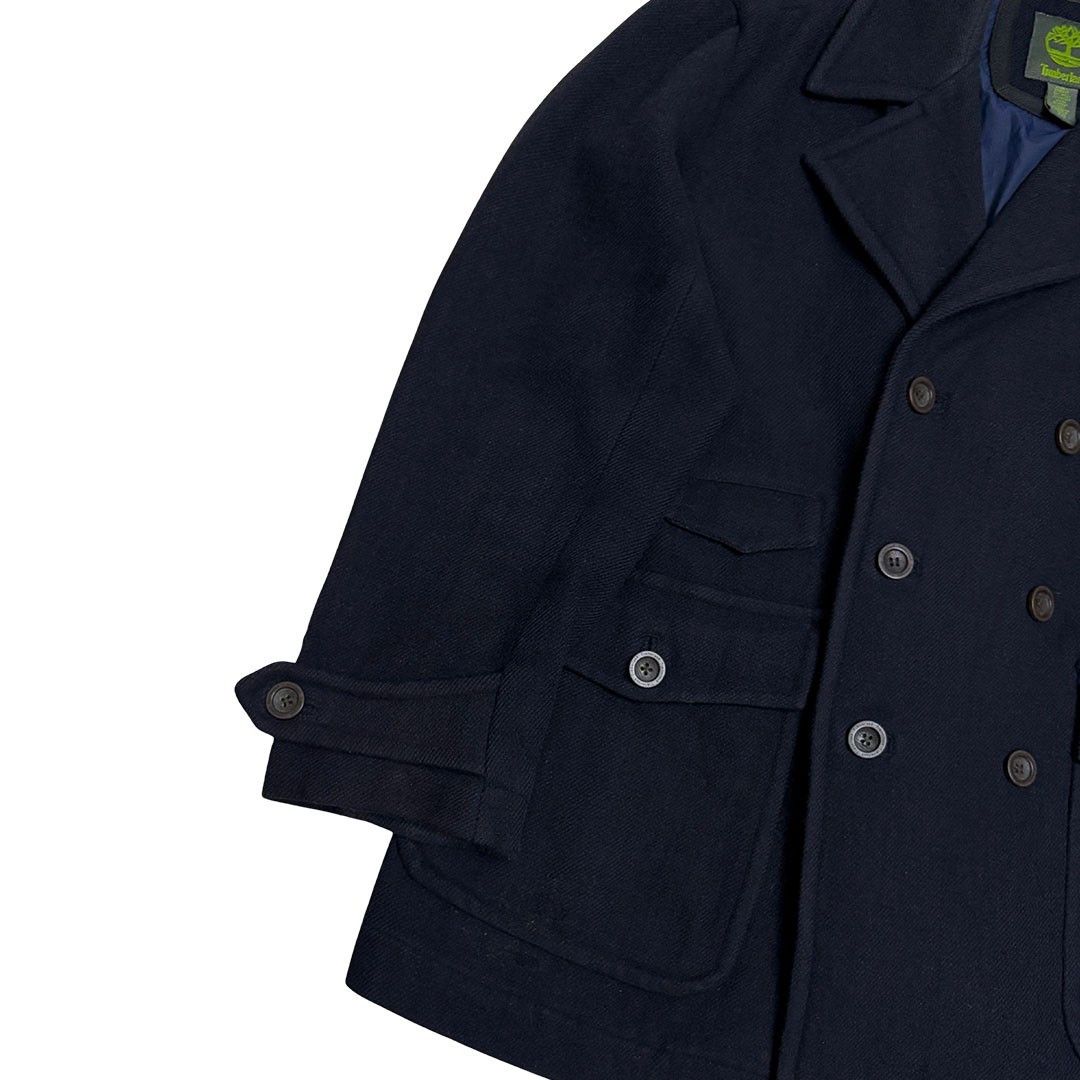 Timberland TIMBERLAND Wool Blend Business Casual Winter Pea Coat 2XL Size US XXL / EU 58 / 5 - 6 Thumbnail