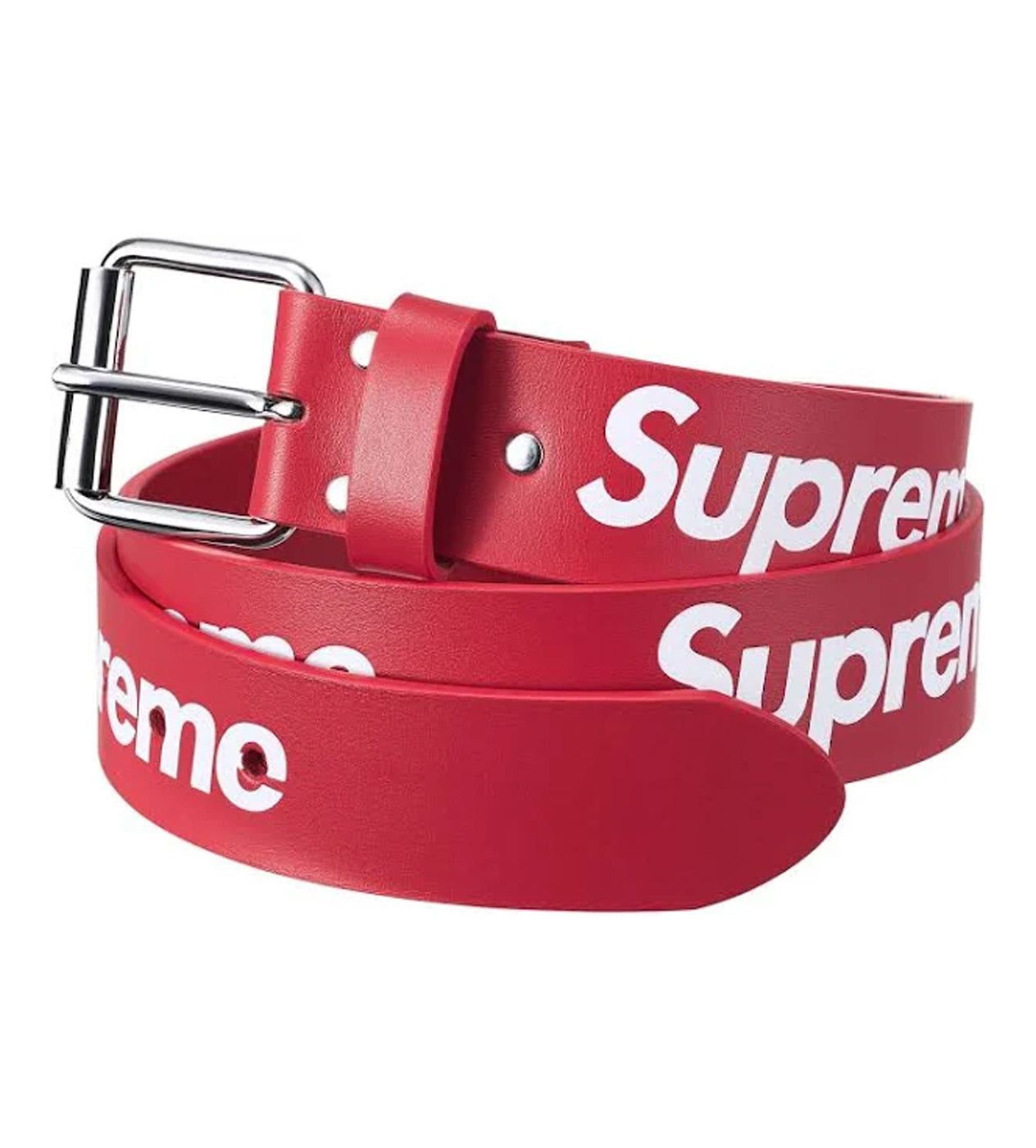 Supreme Supreme Repeat Leather Belt - White Floral Size M | Grailed