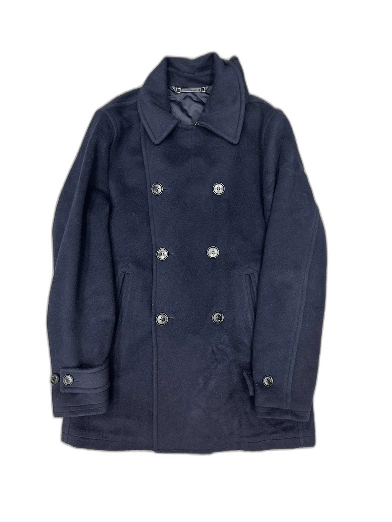 Ermenegildo Zegna Zegna Men's Wool Double-Breasted Coat Size US L / EU 52-54 / 3 - 1 Thumbnail