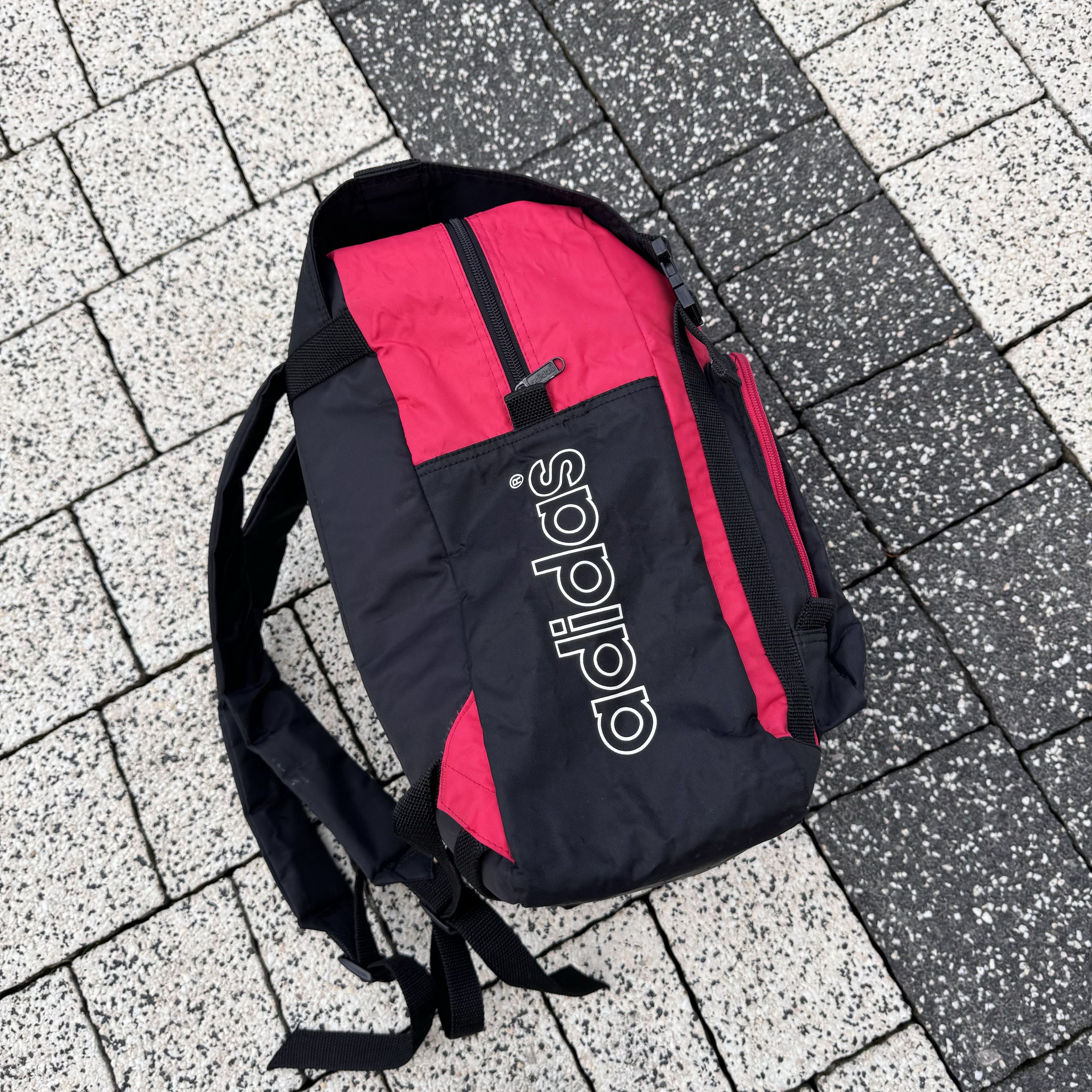 Adidas × Vintage ADIDAS VINTAGE 90S THREE STRIPES BACK PACK RETRO BAG Size ONE SIZE - 3 Thumbnail