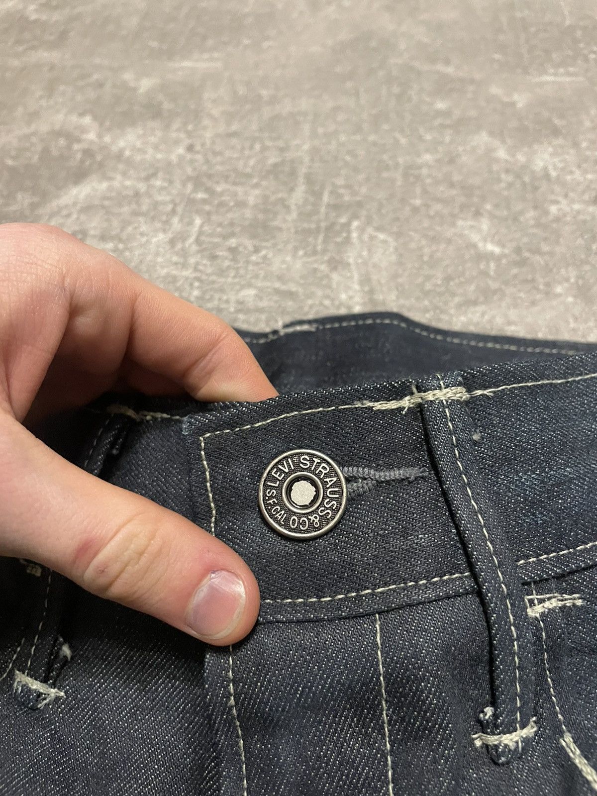 Levi's Vintage Levis Black Tab Distressed Heavy Denim Jeans 32/34 Size US 32 / EU 48 - 18 Thumbnail