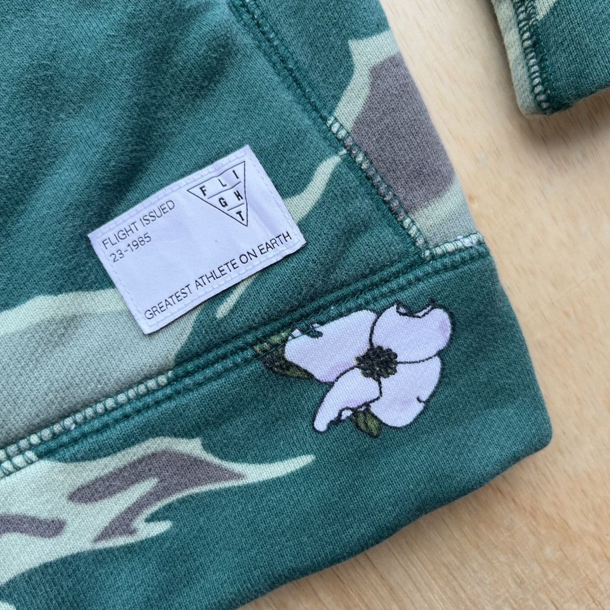 Jordan Brand AIR JORDAN PULLOVER HOODIE CAMO TS GREEN BIG LOGO Size US XL / EU 56 / 4 - 3 Thumbnail