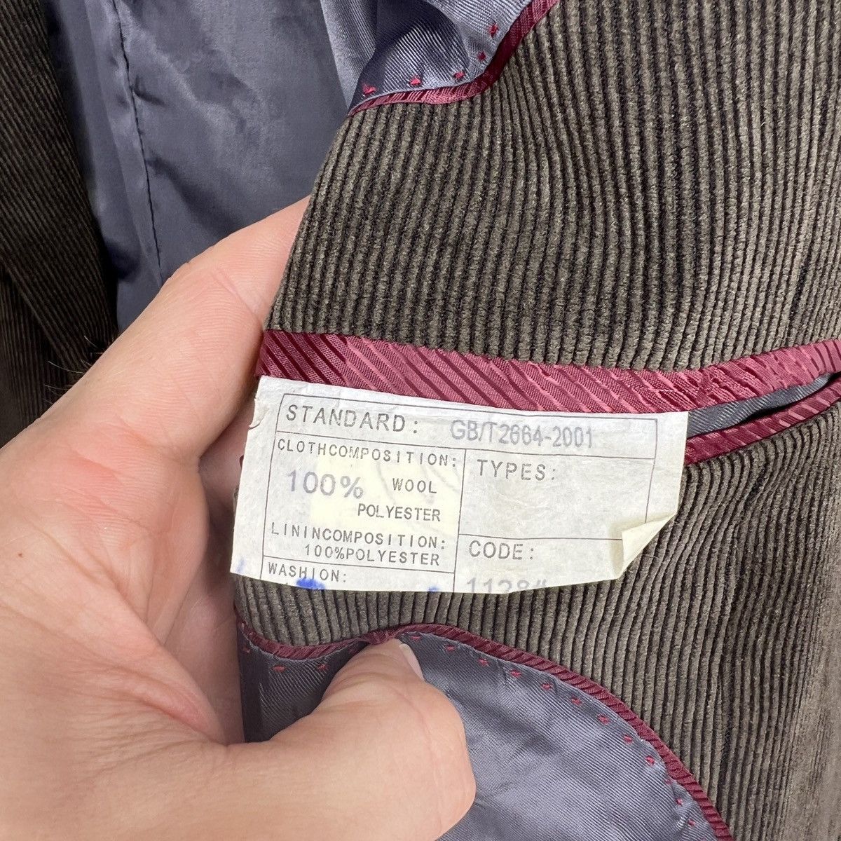 Dolce & Gabbana Dolce & Gabbana Brown vintage sun faded corduroy used blazer Size 46R - 10 Thumbnail
