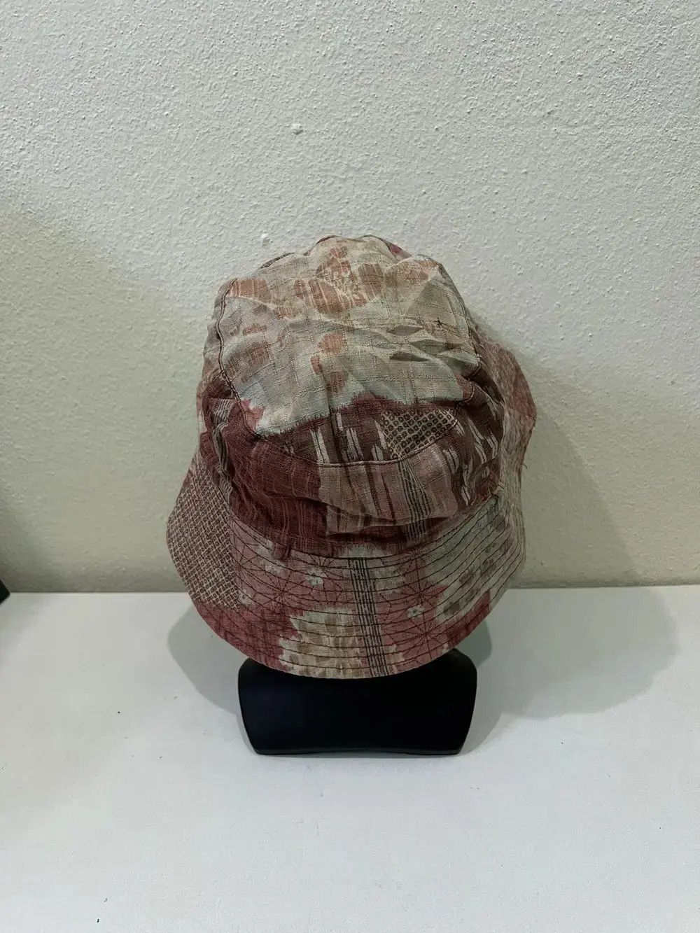 Japanese Brand Japanese Brand Patchwork Style Overprint Bucket Hat Size ONE SIZE - 7 Thumbnail