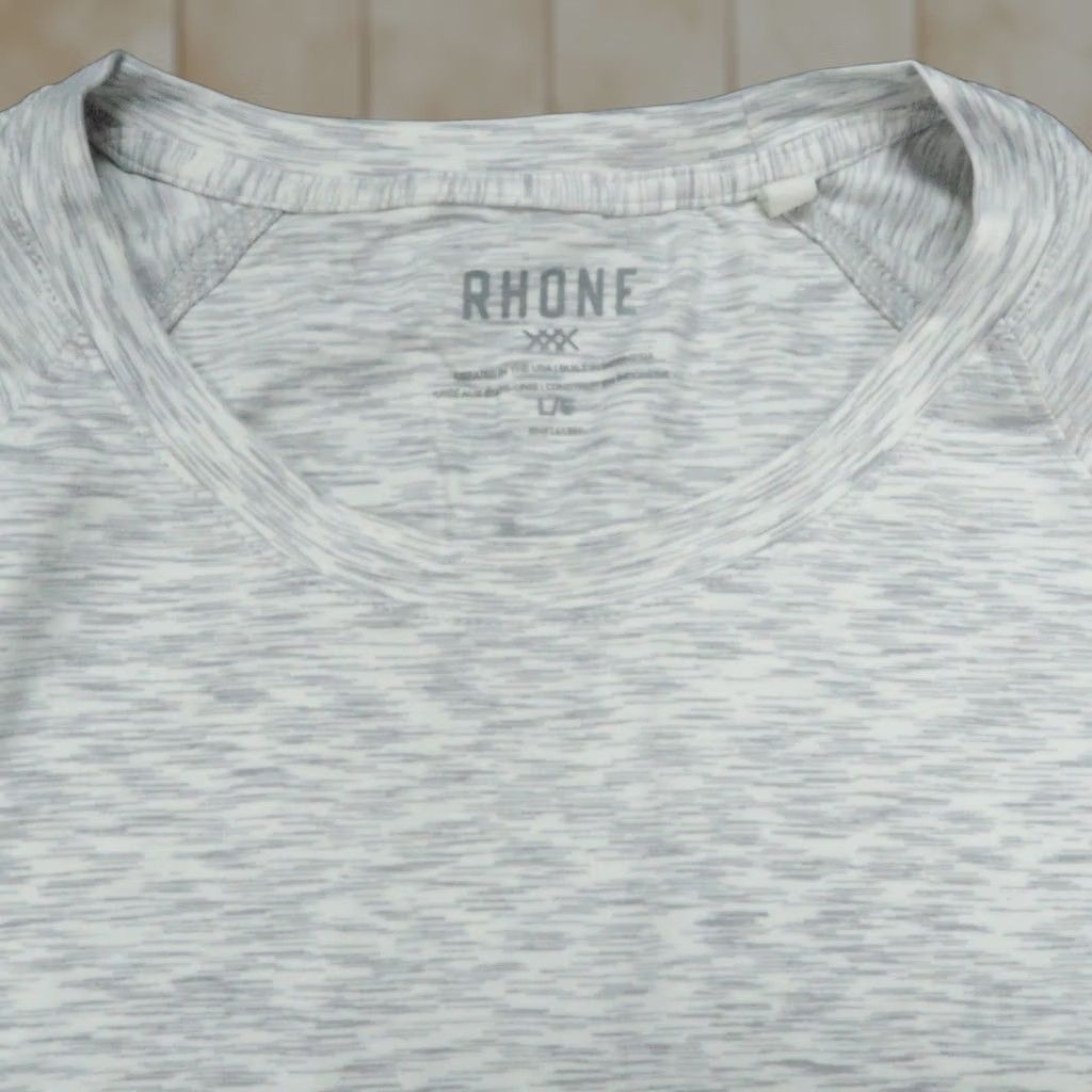 Rhone Rhone Shirt Mens Large Gray Reign Long Sleeve Tee Heather Stretch Size US L / EU 52-54 / 3 - 1 Thumbnail