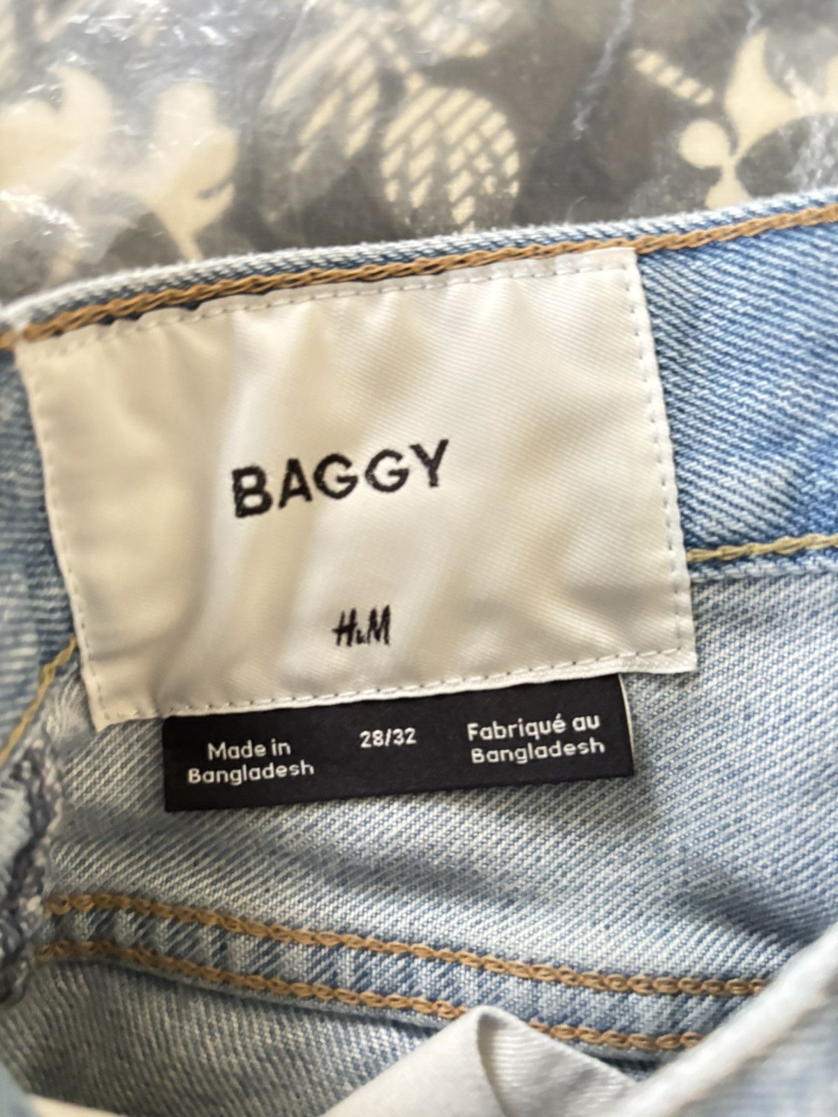 H&M Baggy Jeans Size US 29 - 3 Thumbnail