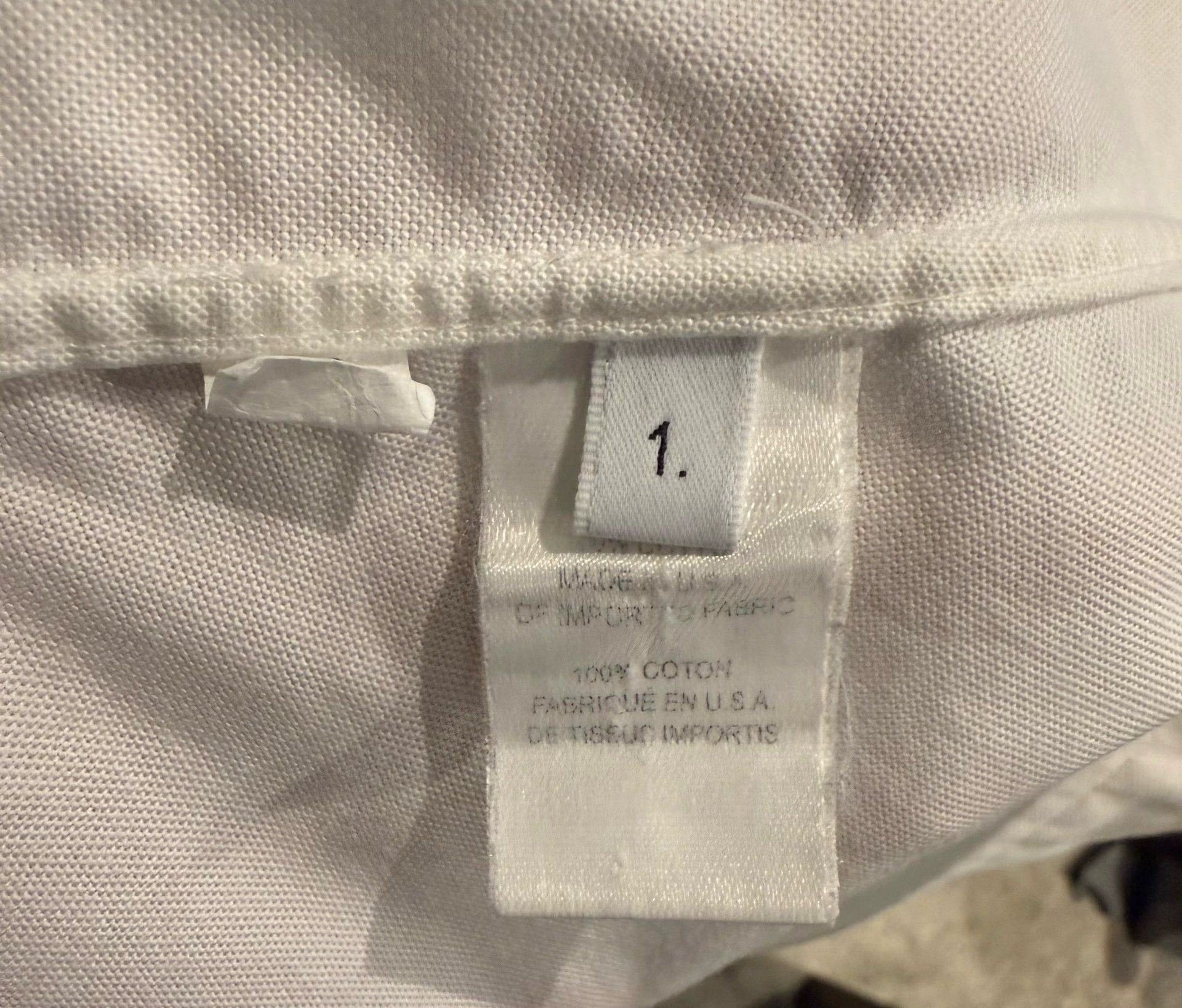 Thom Browne Thom Browne 4-Bar White Oxford SS Shirt Size 1 Size US S / EU 44-46 / 1 - 6 Thumbnail