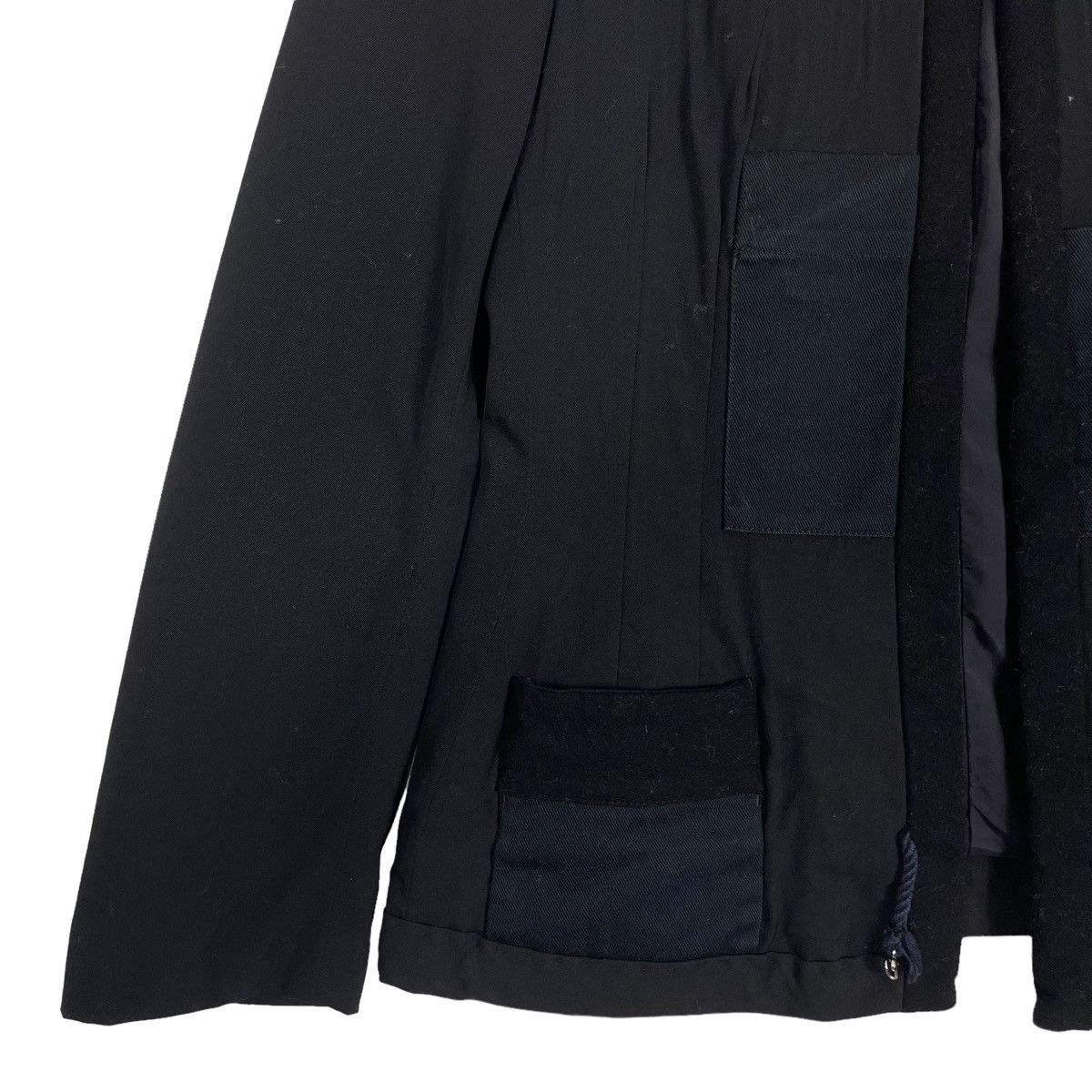 Yohji Yamamoto 💥AW04 YOHJI YAMAMOTO BUTTONLESS RUNAWAY JACKET Size S / US 4 / IT 40 - 5 Thumbnail