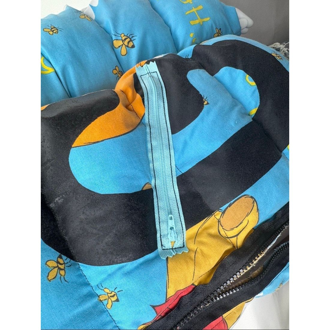 Other Unisex Die.Go Studios Blue "Winnie The Pooh" Puffer Jacket Size US XL / EU 56 / 4 - 9 Thumbnail