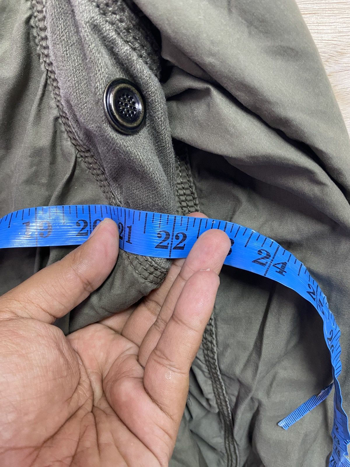 GOA GOA mid-length olive green military-style jacket Size US M / EU 48-50 / 2 - 6 Thumbnail