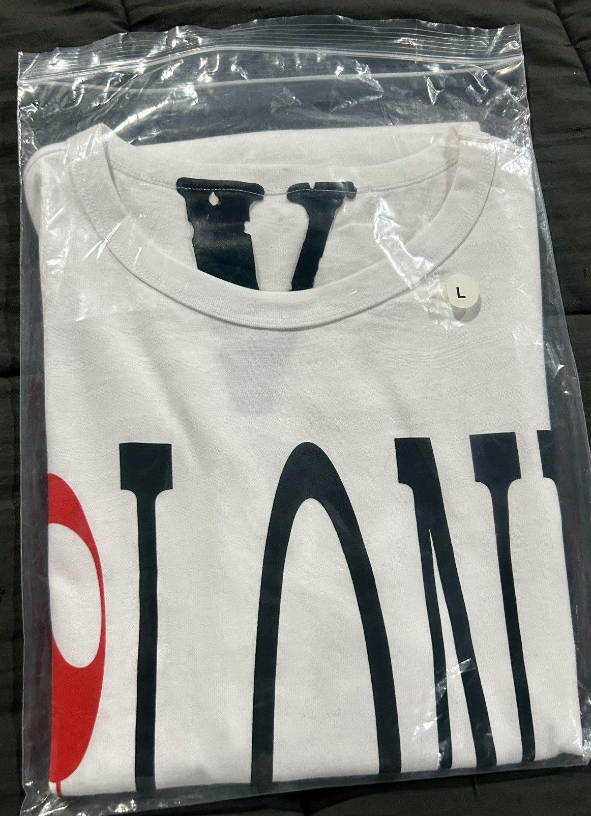 Palm Angels × Vlone Vlone x Palm Angels Logo Tee White Size US L / EU 52-54 / 3 - 11 Thumbnail