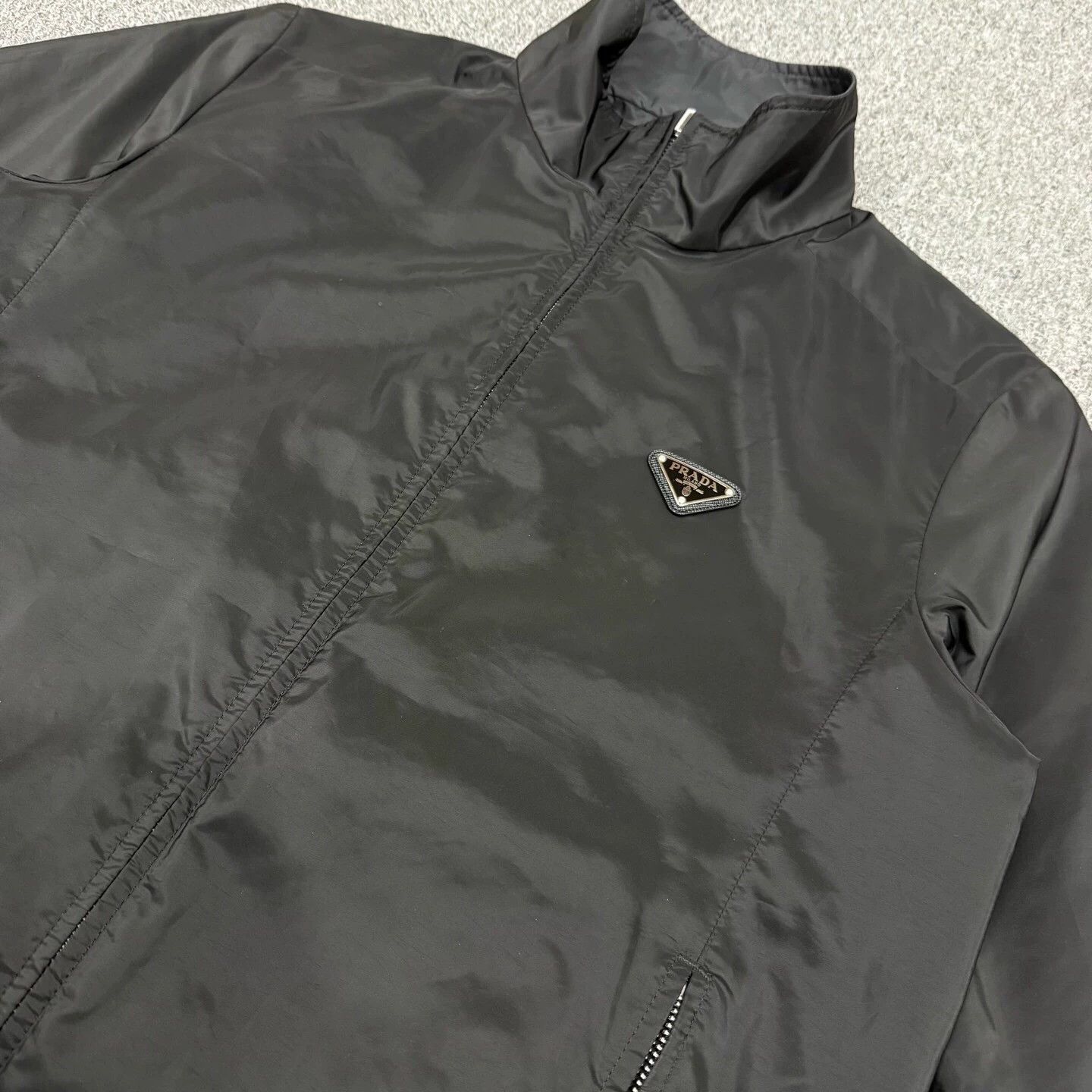 Prada Prada Tri Logo Double Sided Nylon Jacket Unworn Size 50 Size US M / EU 48-50 / 2 - 3 Thumbnail