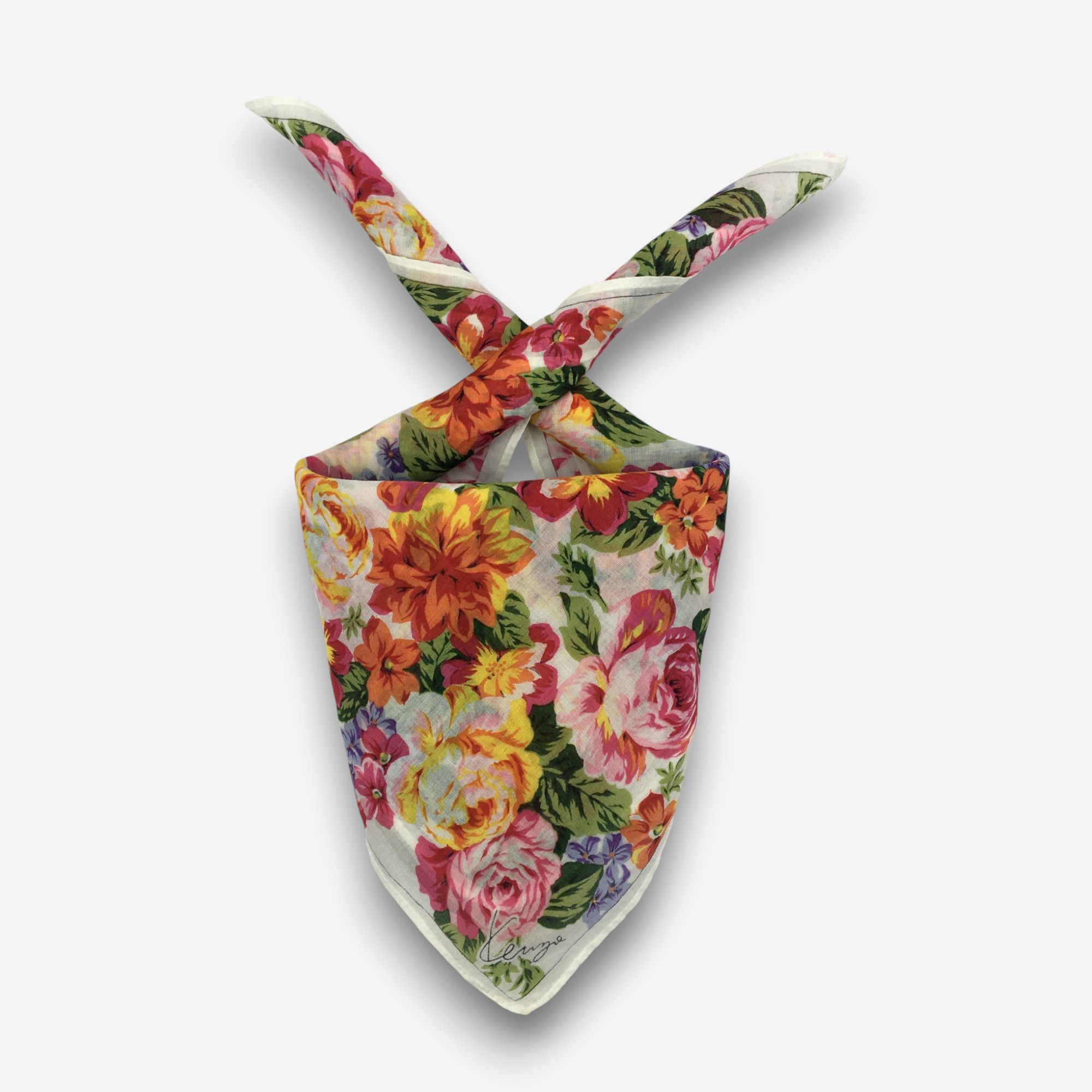 Kenzo Vintage Kenzo Handkerchief Pocket Square Bandana Size ONE SIZE - 1 Thumbnail