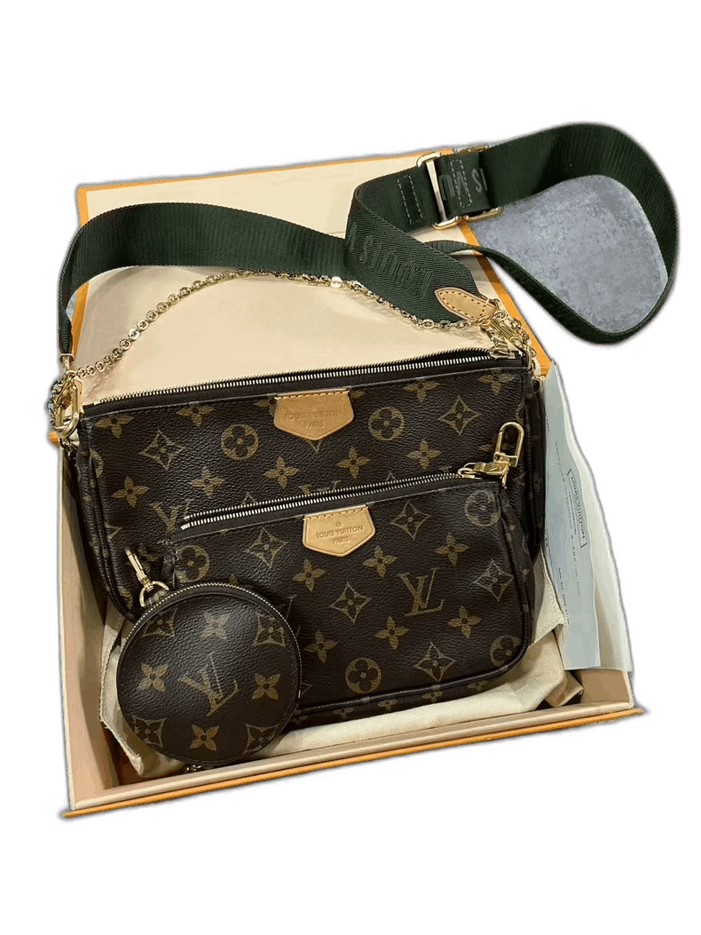 Louis Vuitton Green Five-in-One Bag-yf