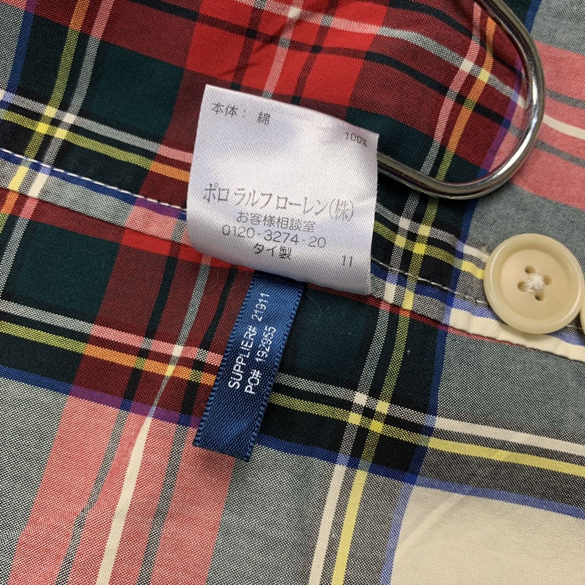 Polo Ralph Lauren Vintage polo ralph lauren utility plaid jacket Size US L / EU 52-54 / 3 - 13 Thumbnail