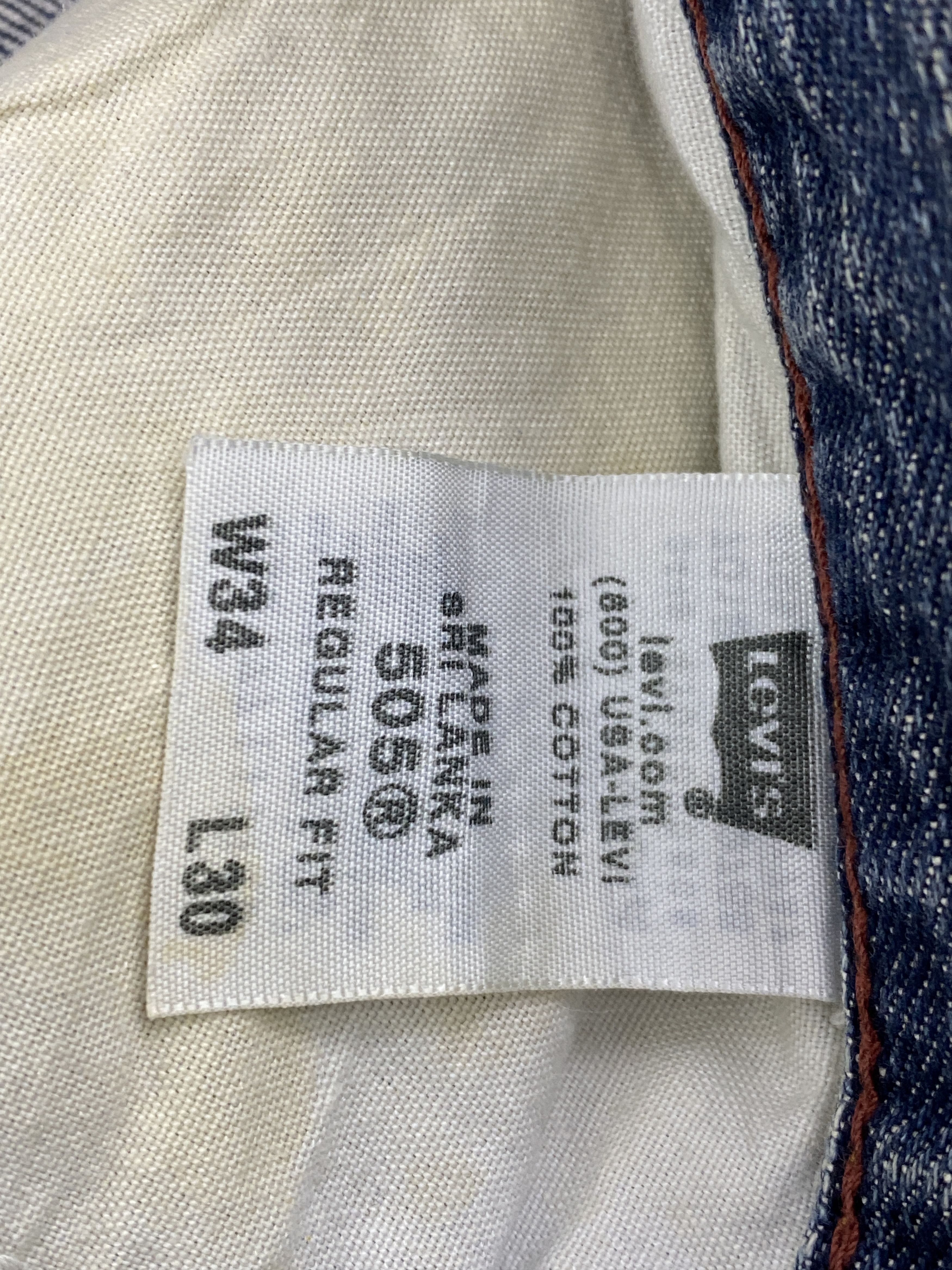 Levi's × Vintage Faded Blue Vintage Levi's 505 Denim Jeans Size US 34 / EU 50 - 7 Thumbnail