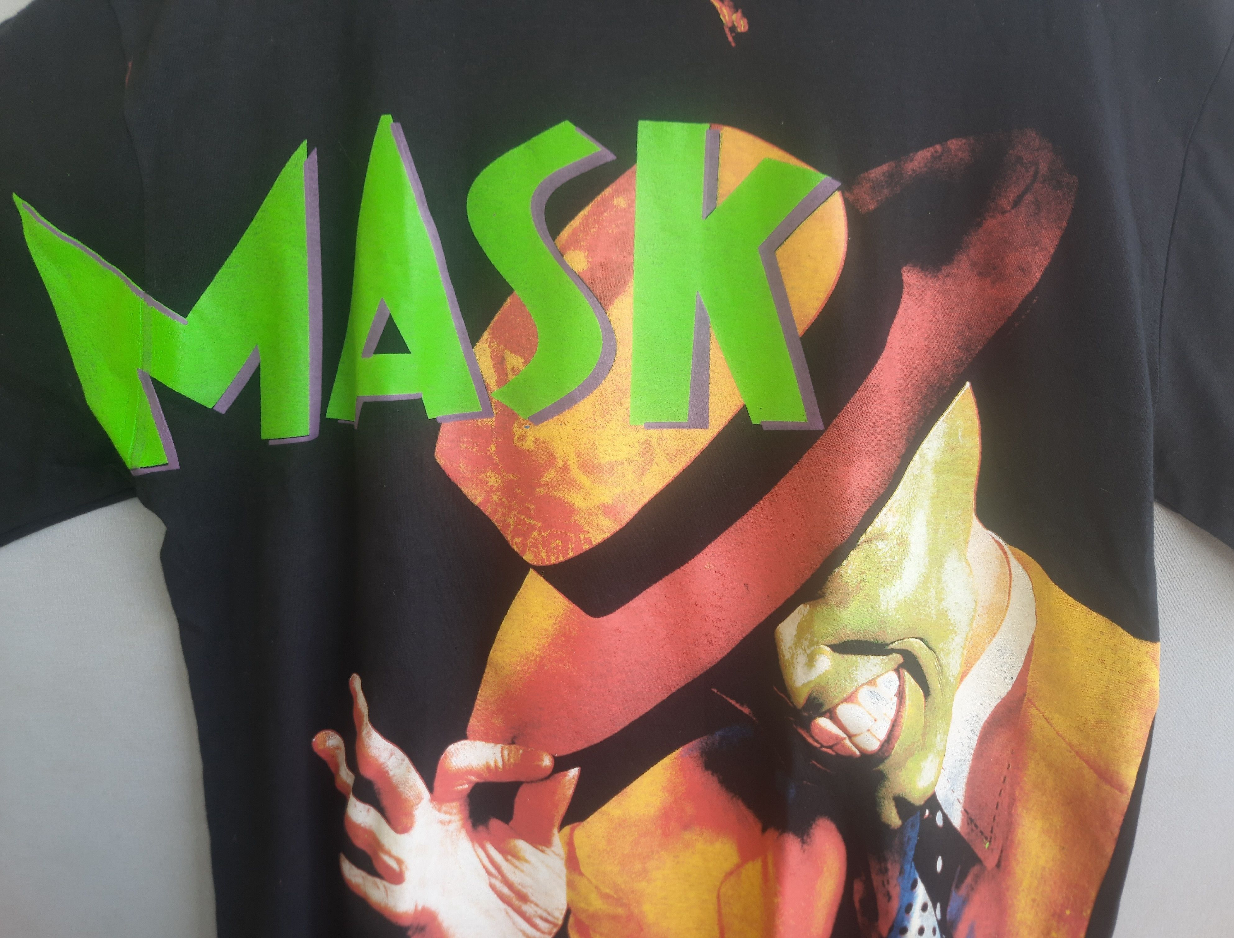 Japanese Brand The MASK Big Head Movie T-Shirt Size US XL / EU 56 / 4 - 4 Thumbnail