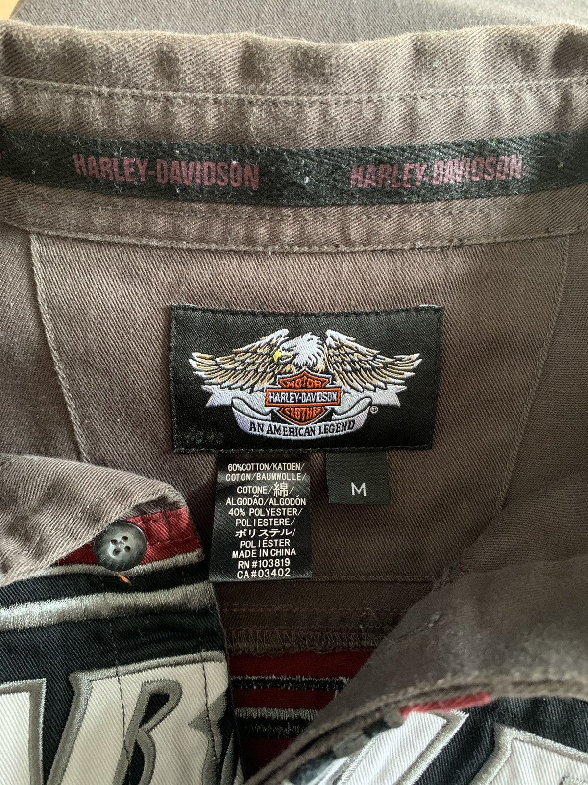 Harley Davidson Vintage Harley Davidson Big logo shirt Size US M / EU 48-50 / 2 - 7 Thumbnail
